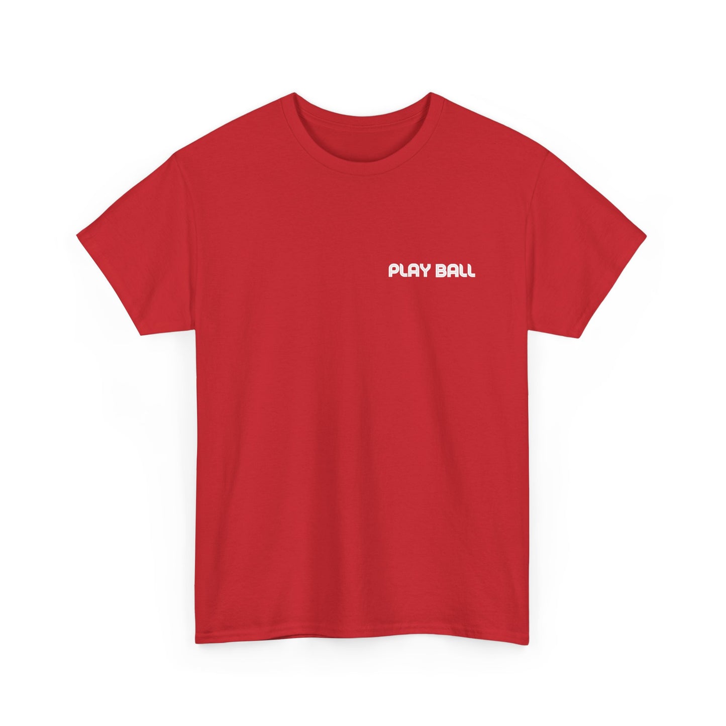 Unisex Heavy Cotton Graphic Design (Play Ball) T-shirt