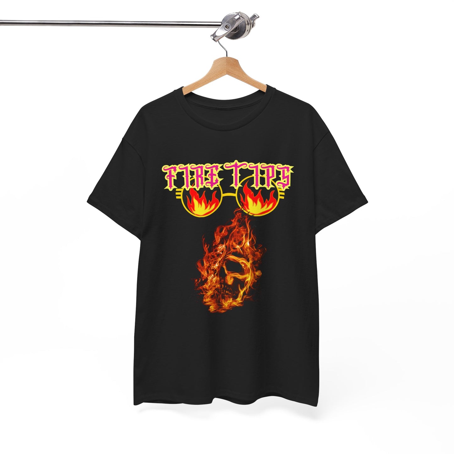 Unisex Heavy Cotton Graphic design (Fire Tips) T-shit