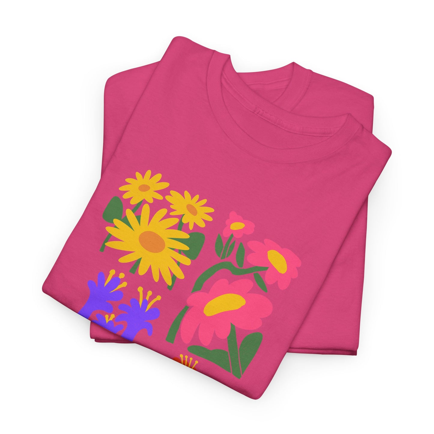 Unisex Heavy Cotton Graphic design (Flower Power) T-shirt