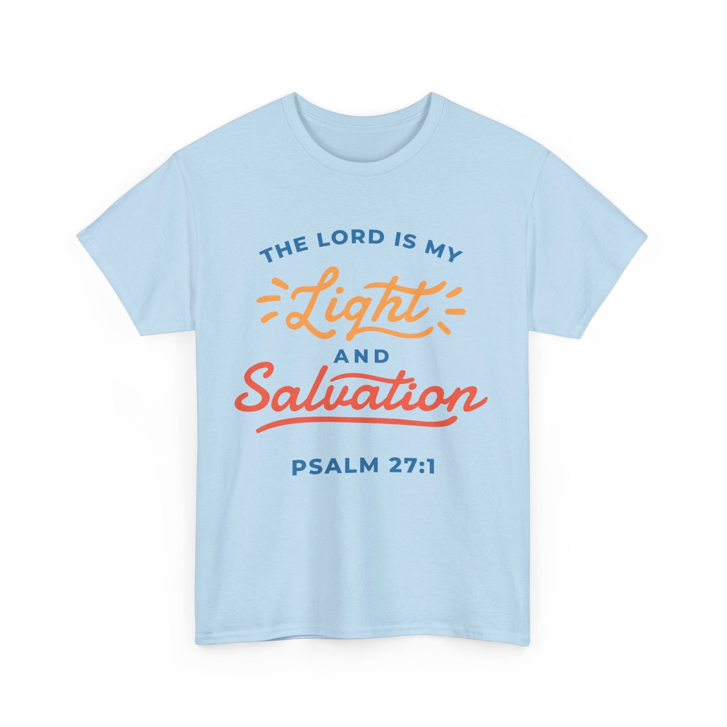 Unisex Heavy Cotton Graphic design (My Lord is my Light and Salvation) T-shirt