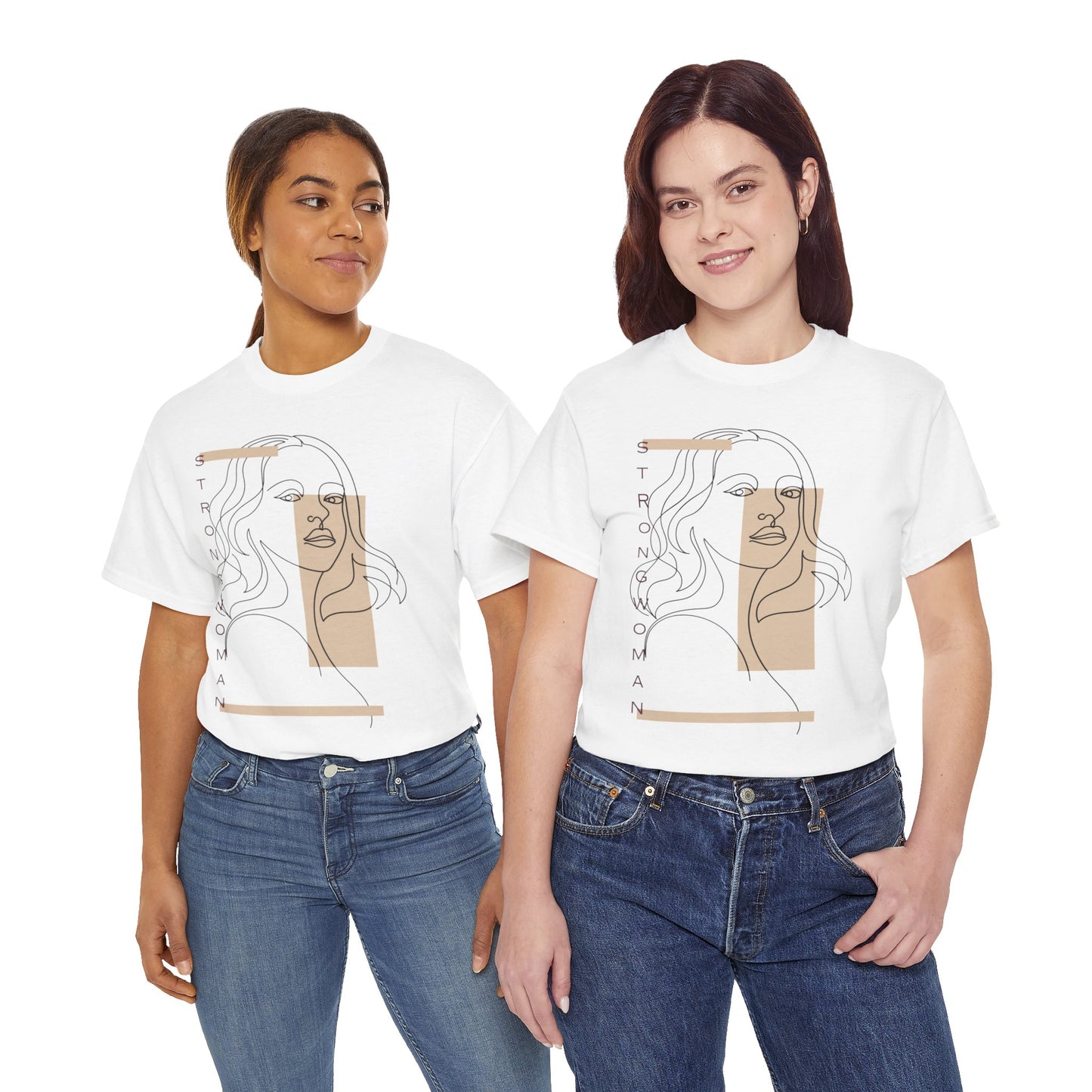 Unisex Heavy Cotton (Strong Woman) T-shirt