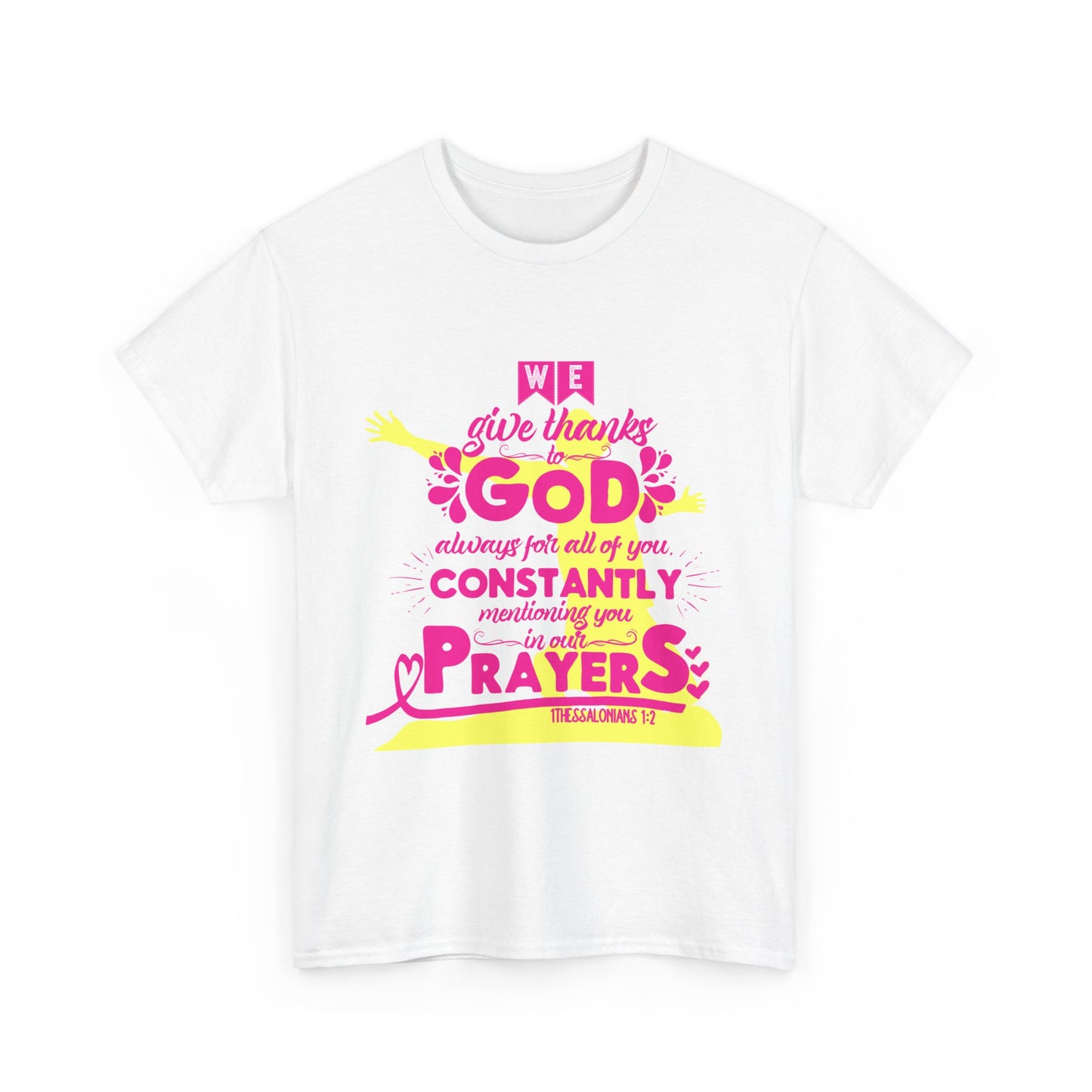 Unisex Heavy Cotton Graphic design (Give Thanks to God) T-shirt