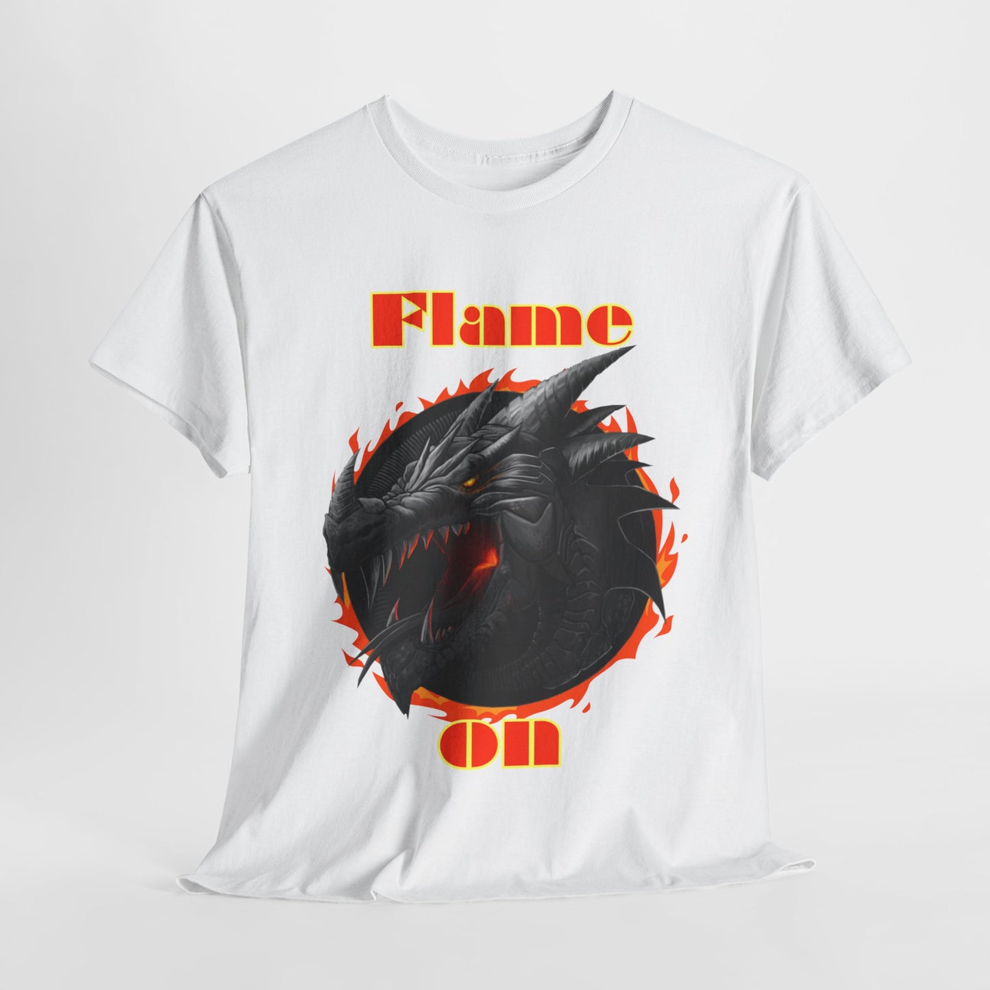 Unisex Heavy Cotton Graphic Design (Flame On) T-shirt