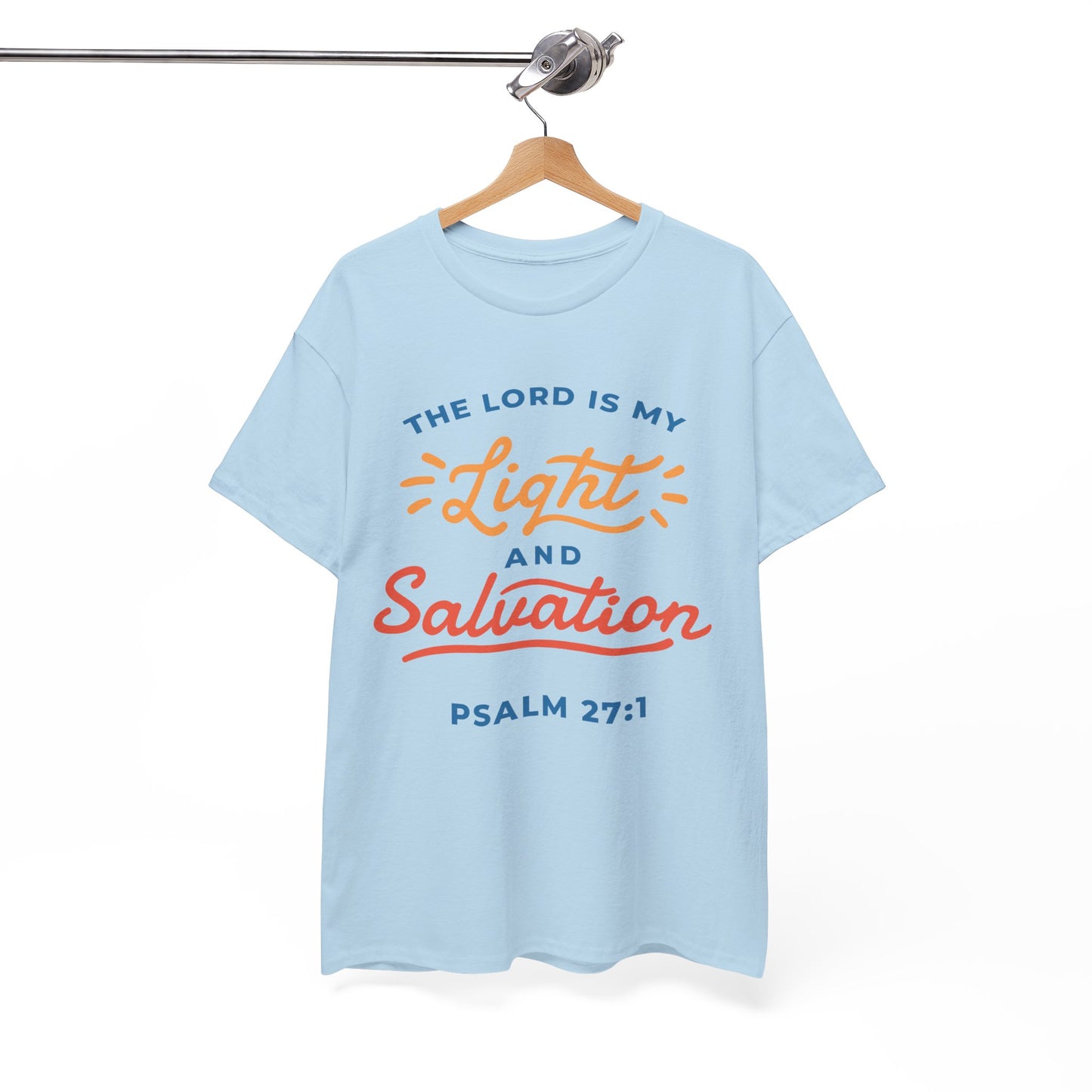 Unisex Heavy Cotton Graphic design (My Lord is my Light and Salvation) T-shirt