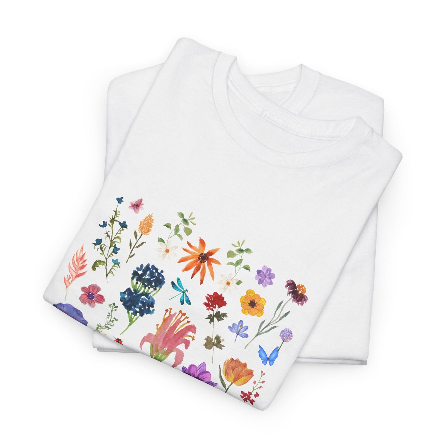 Unisex Heavy Cotton Graphic design (Flowers) T-shirt