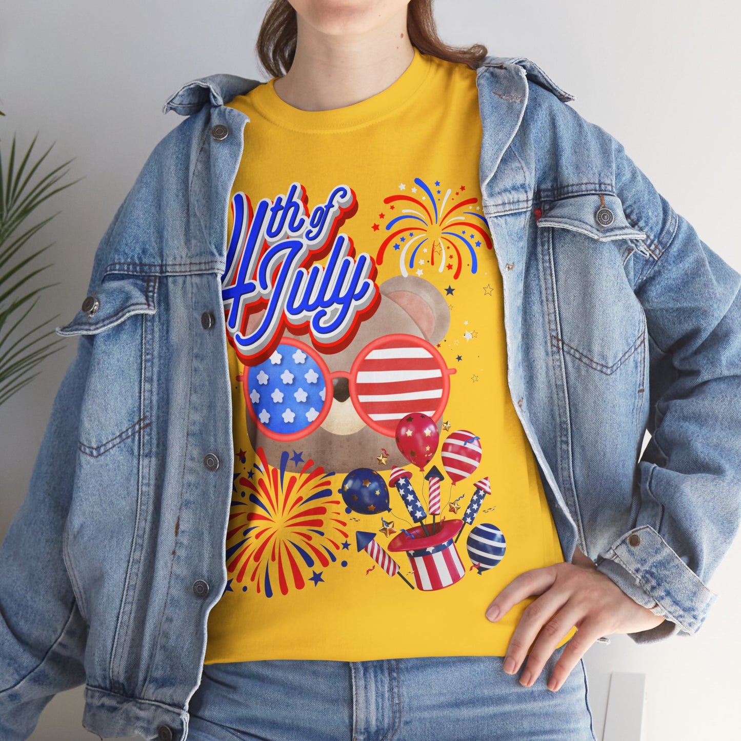 Unisex Heavy Cotton Graphic design (4th of July) T-shirt