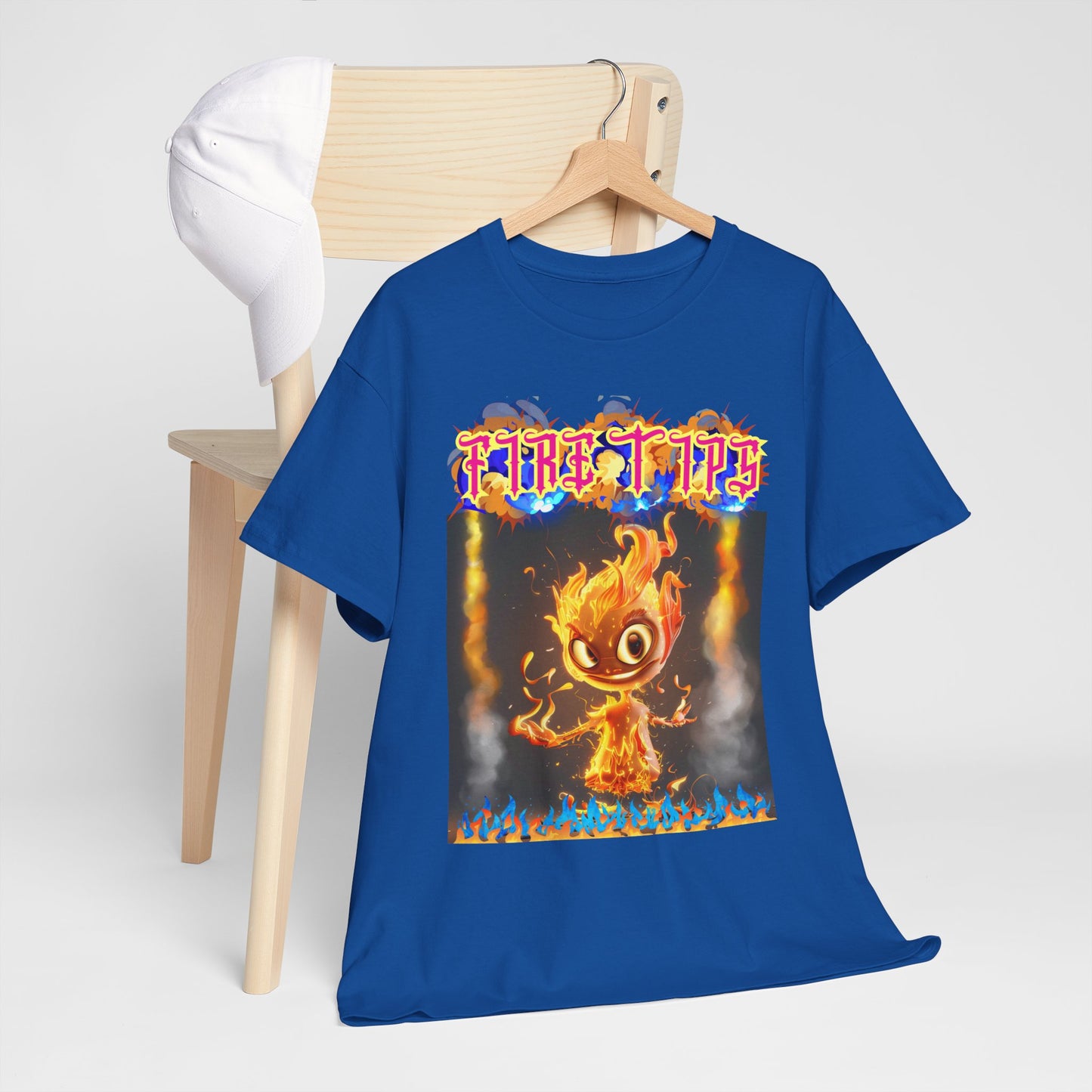 Unisex Heavy Cotton Graphic design (Fire Tip) T-shirt