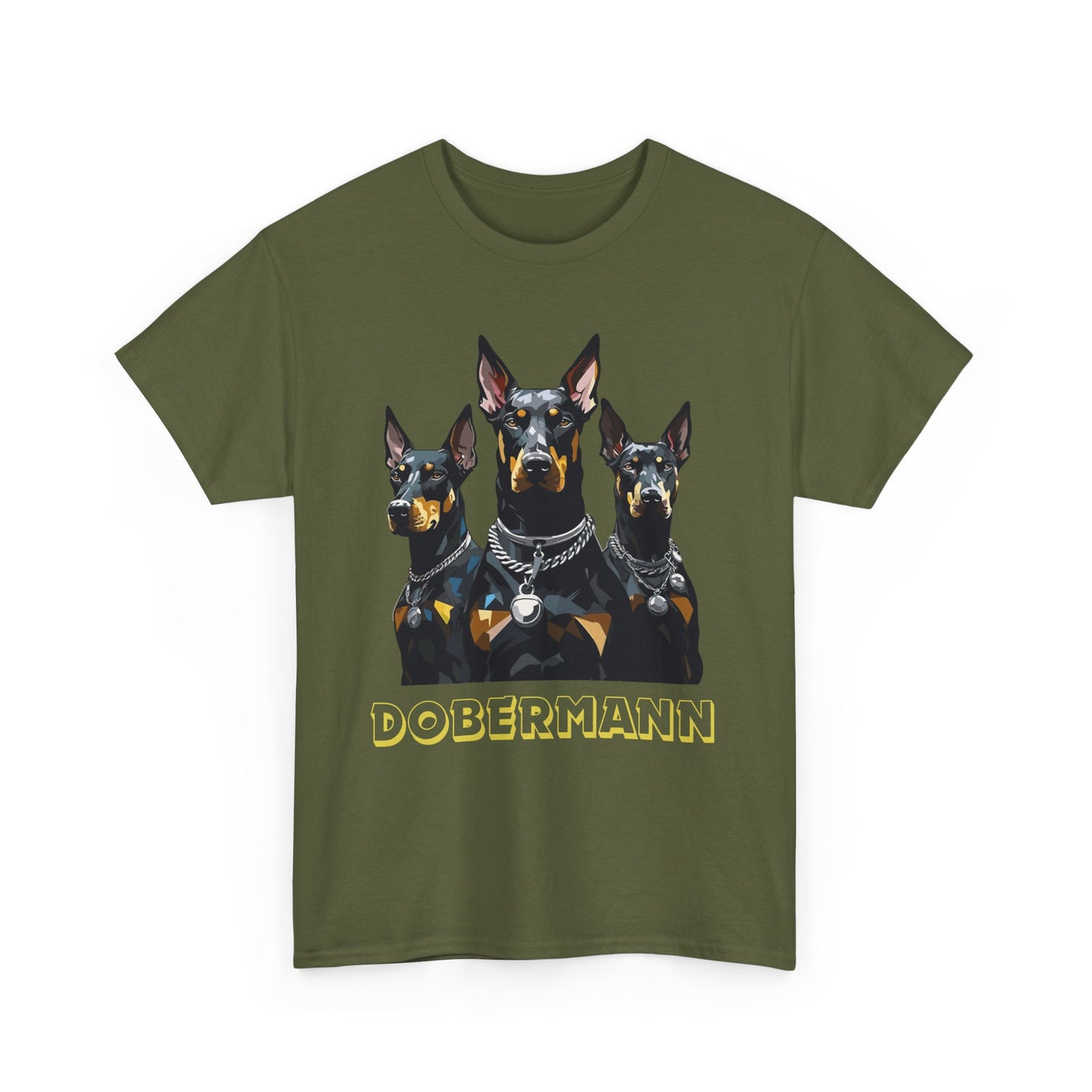 Unisex Heavy Cotton Graphic design (Dobermann) T-shirt