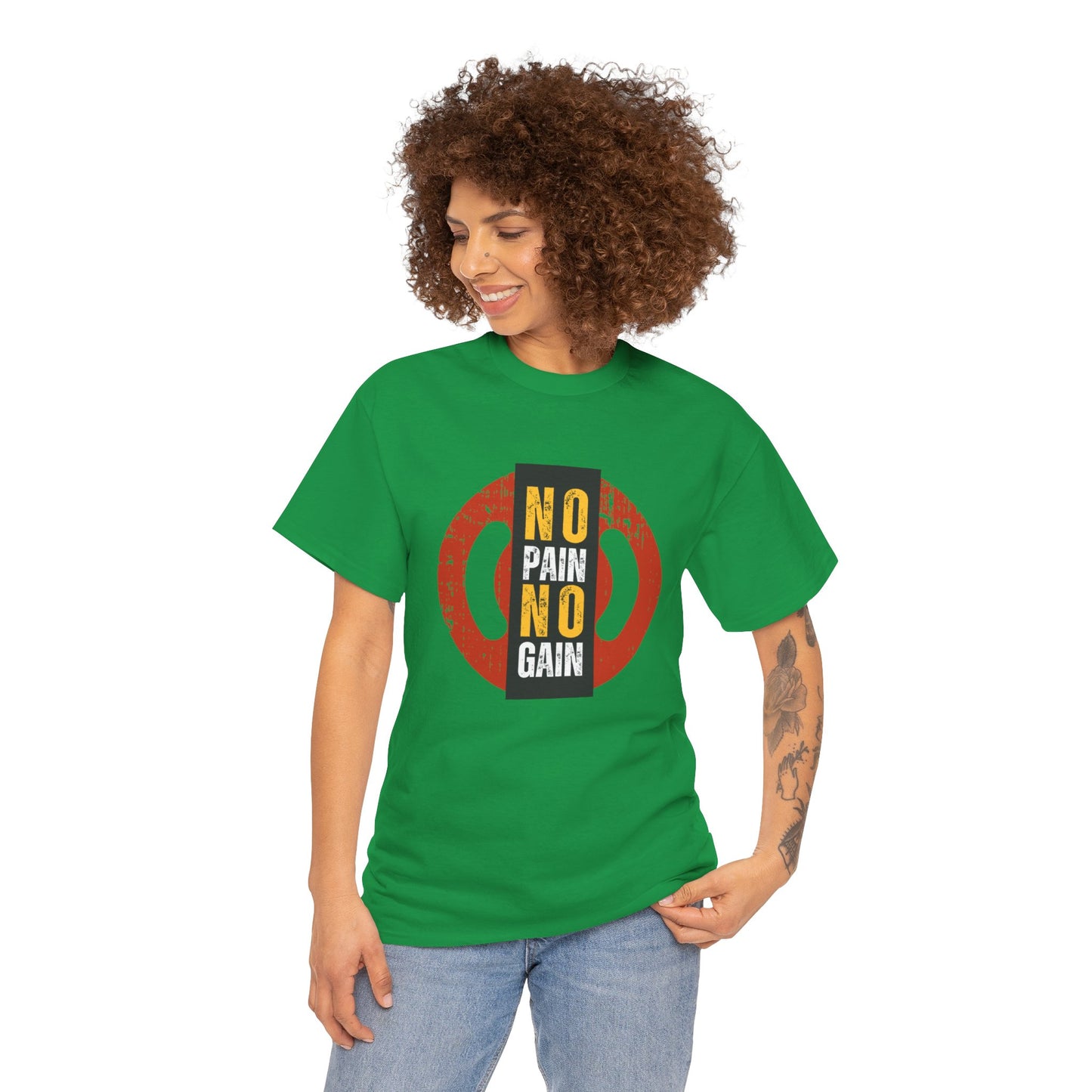 Unisex Heavy Cotton Graphic design (No Pain No Gain) T-shirt