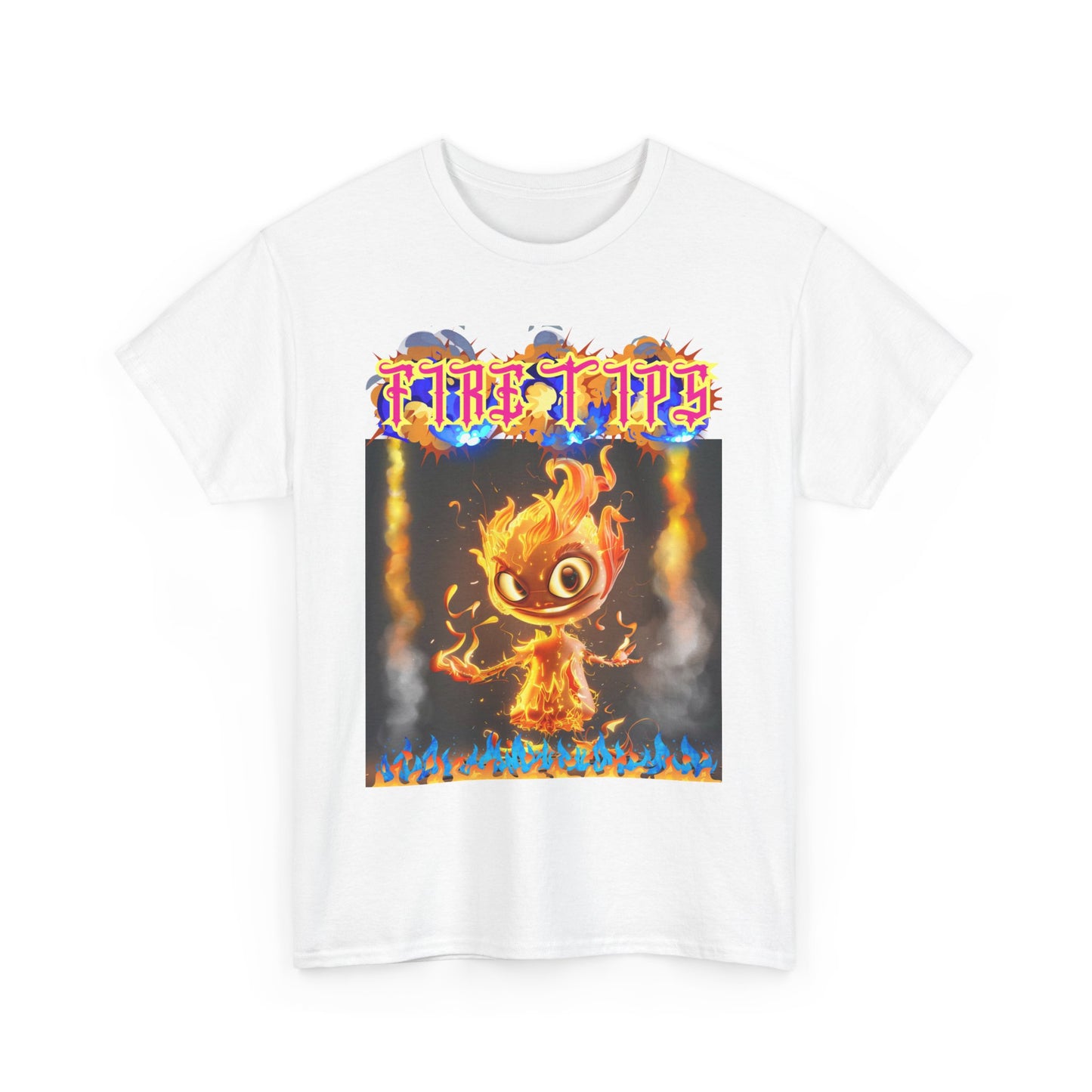 Unisex Heavy Cotton Graphic design (Fire Tip) T-shirt