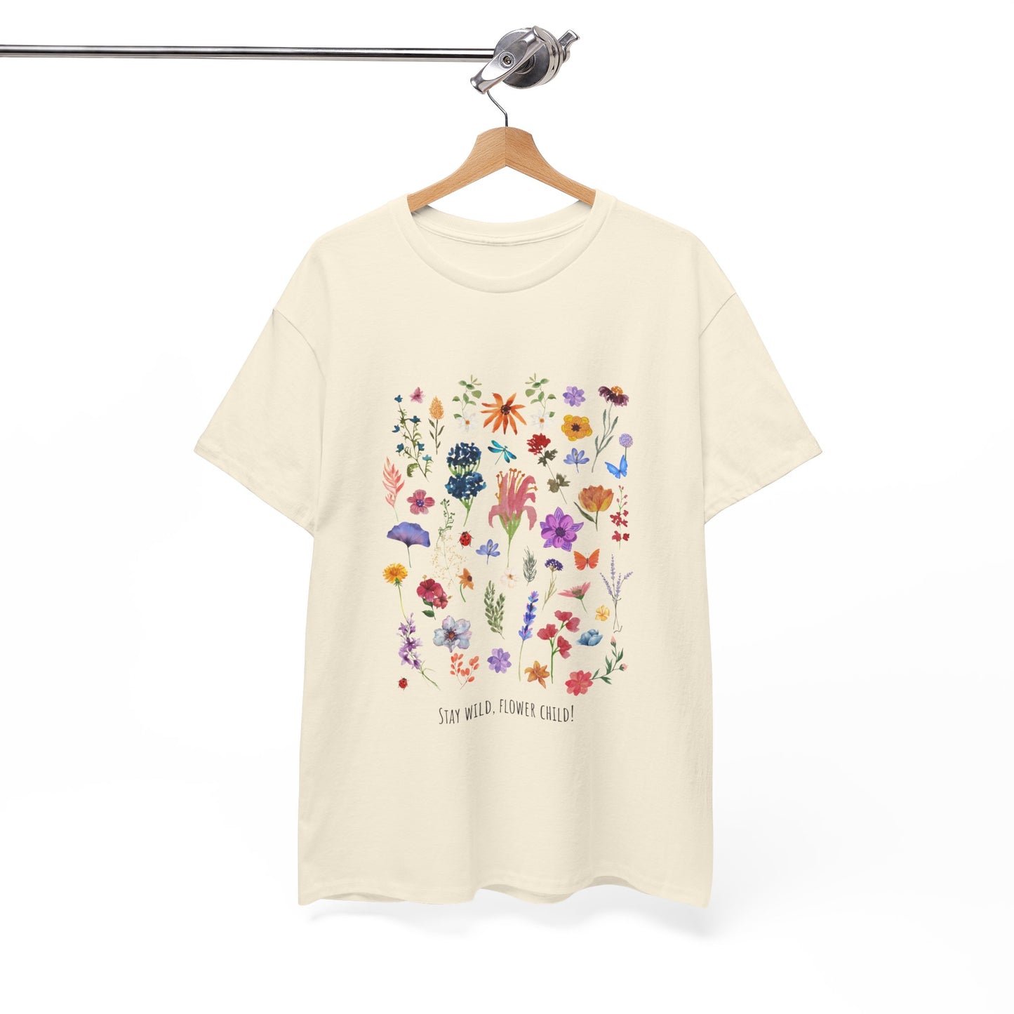 Unisex Heavy Cotton Graphic design (Flowers) T-shirt