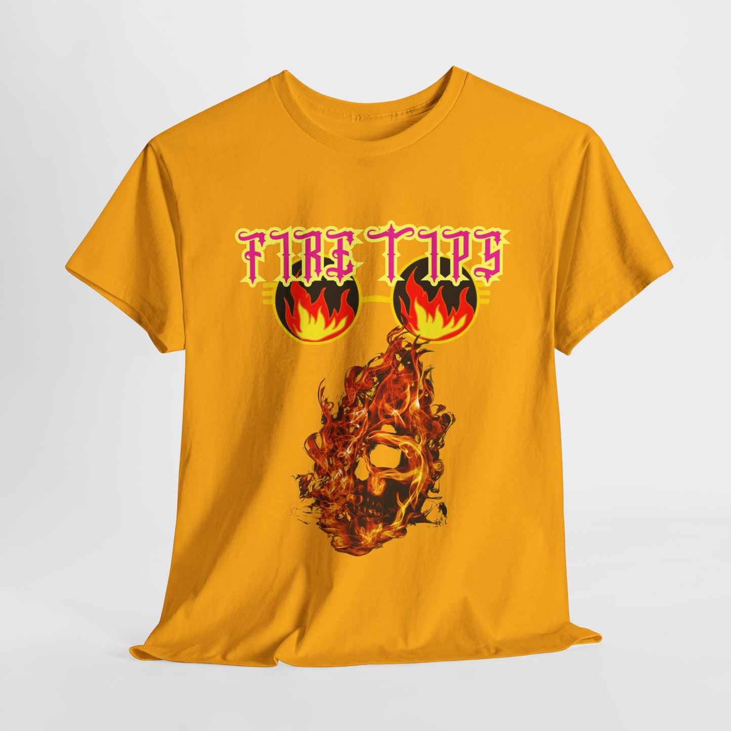 Unisex Heavy Cotton Graphic design (Fire Tips) T-shit