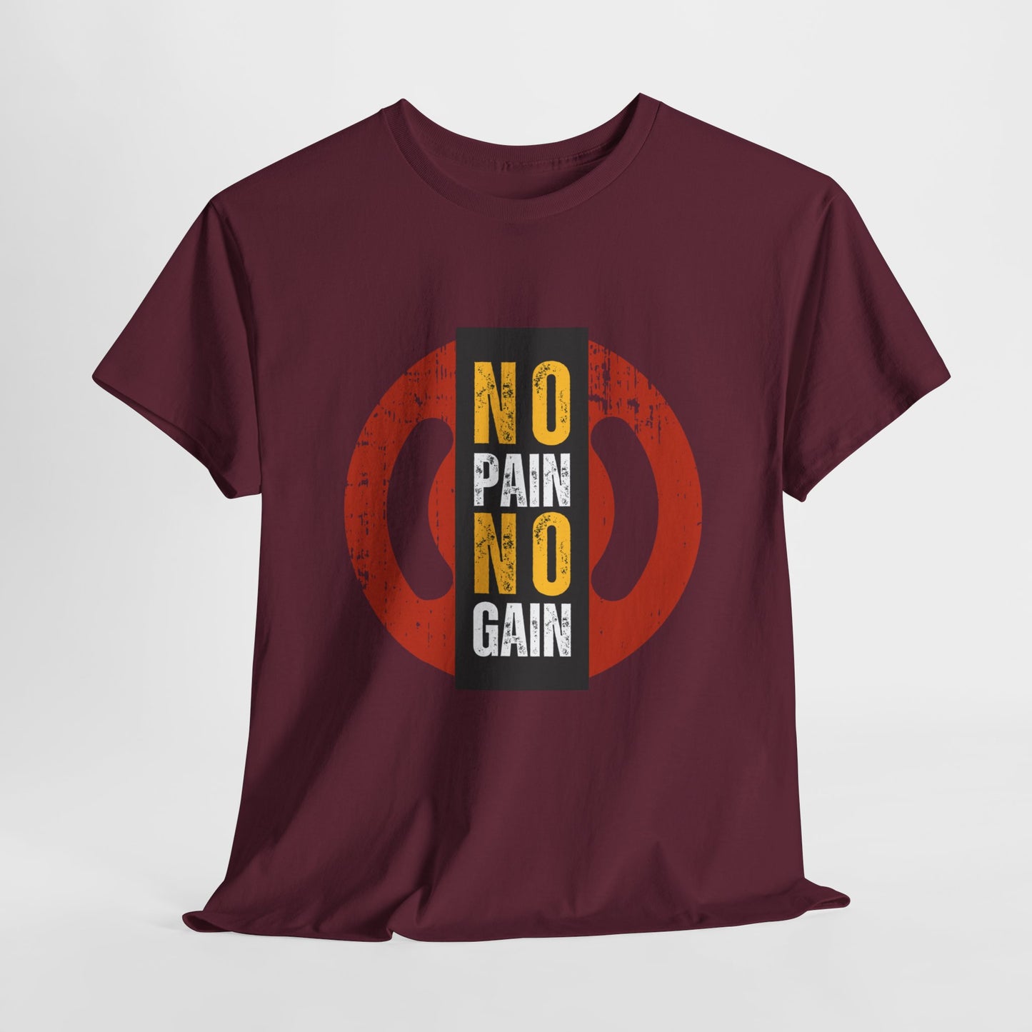 Unisex Heavy Cotton Graphic design (No Pain No Gain) T-shirt