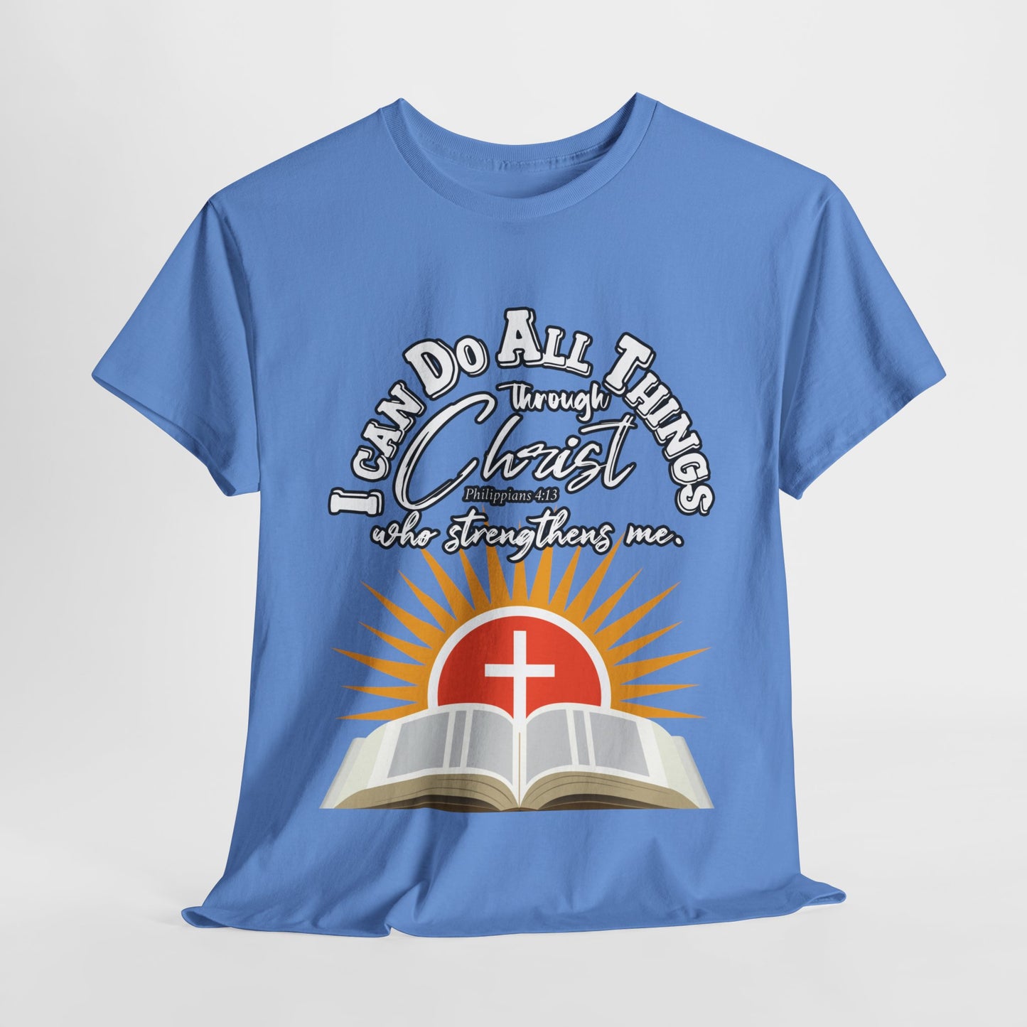 Unisex Heavy Cotton Graphic Design (Through Christ) T-shirt