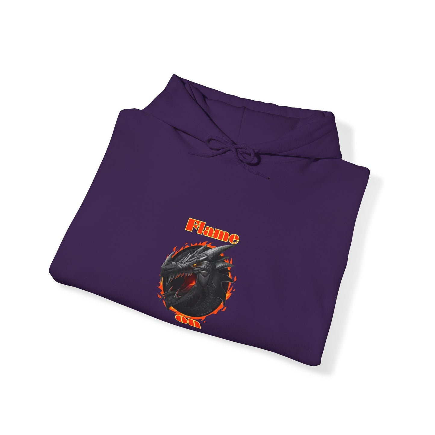 Unisex Heavy Blend™ Hooded Graphic (Flame ON) Sweatshirt