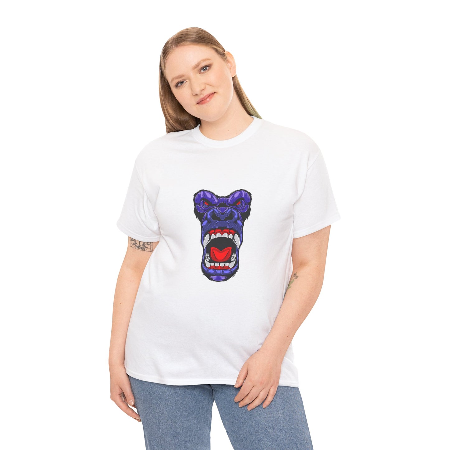 Unisex Heavy Cotton Graphic Design (Gorilla)  T-shirt