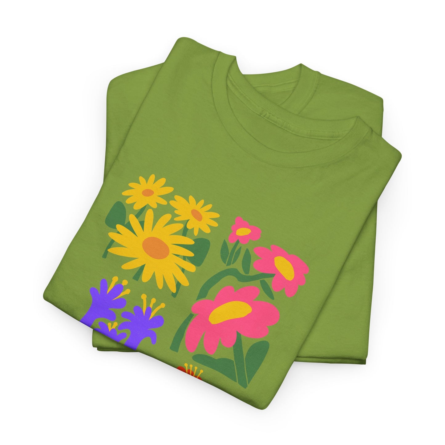 Unisex Heavy Cotton Graphic design (Flower Power) T-shirt