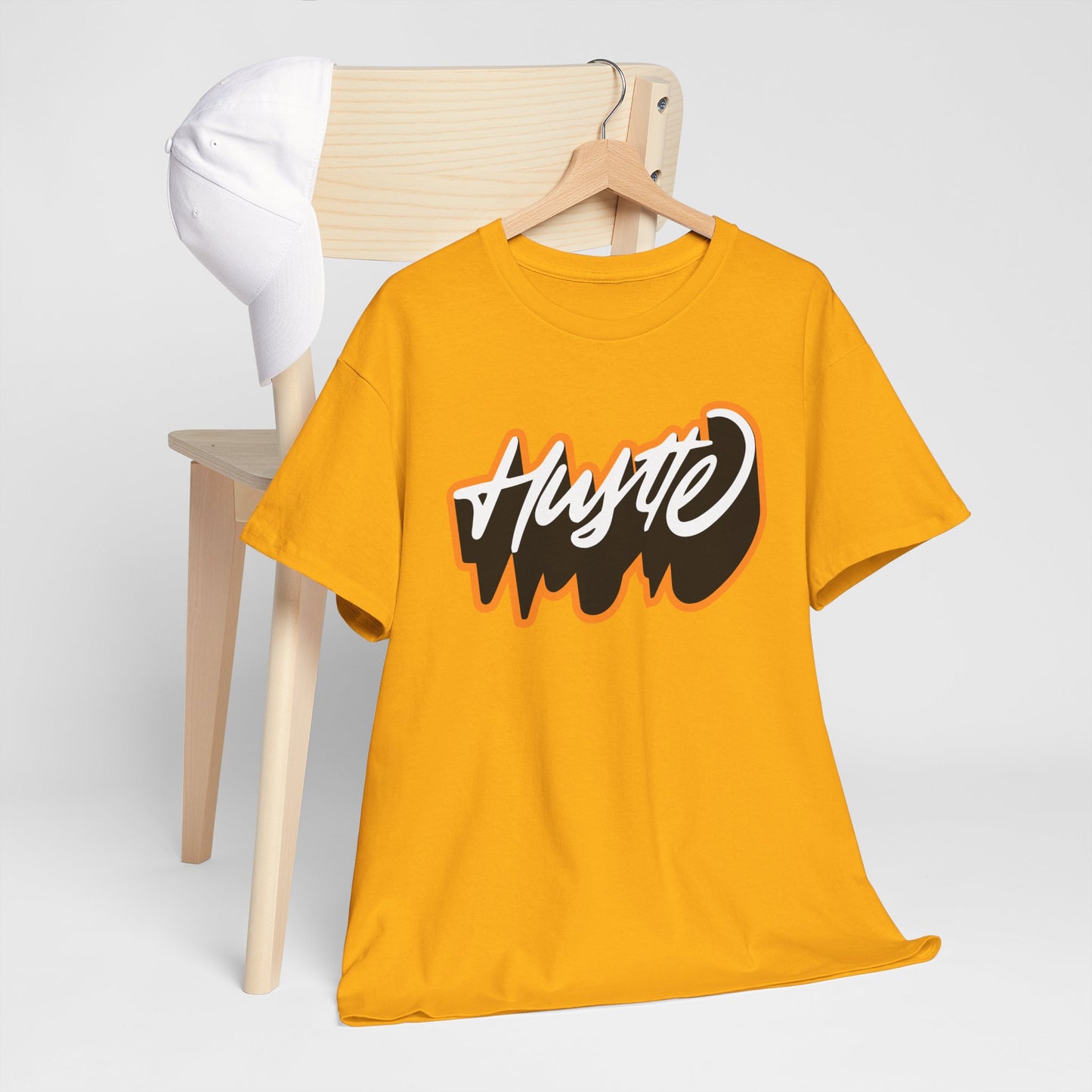 Unisex Heavy Cotton Graphic design (Hustle) T-shirt