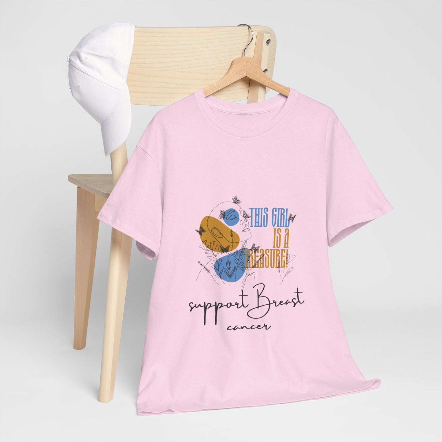 Unisex Heavy Cotton (Support Breast Cancer) T-shirt