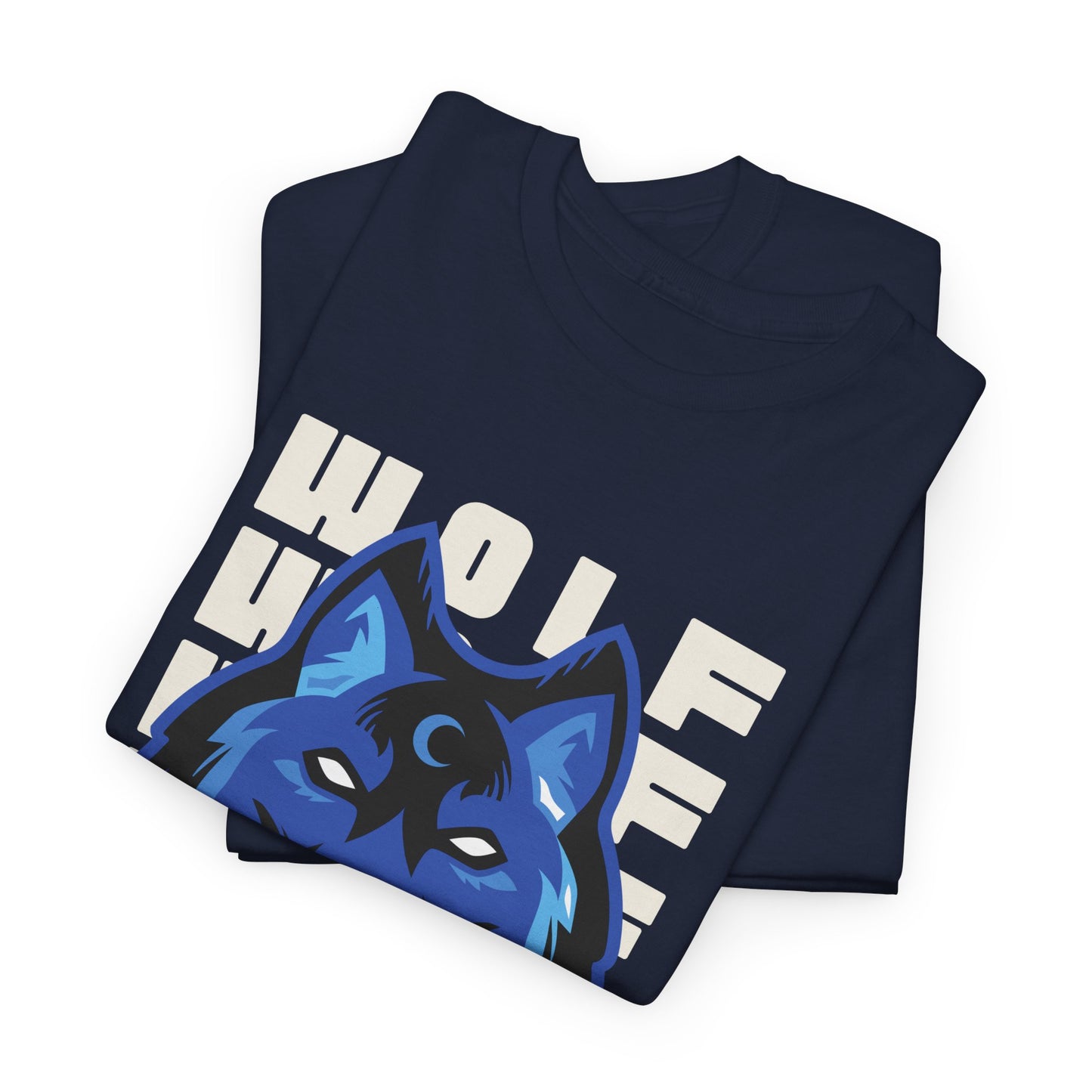 Unisex Heavy Cotton Graphic design (Wolf) T-shirt