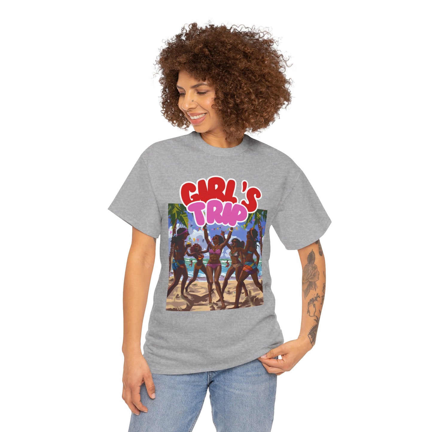 Unisex Heavy Cotton Graphic design (Girl's Trip) T-shirt