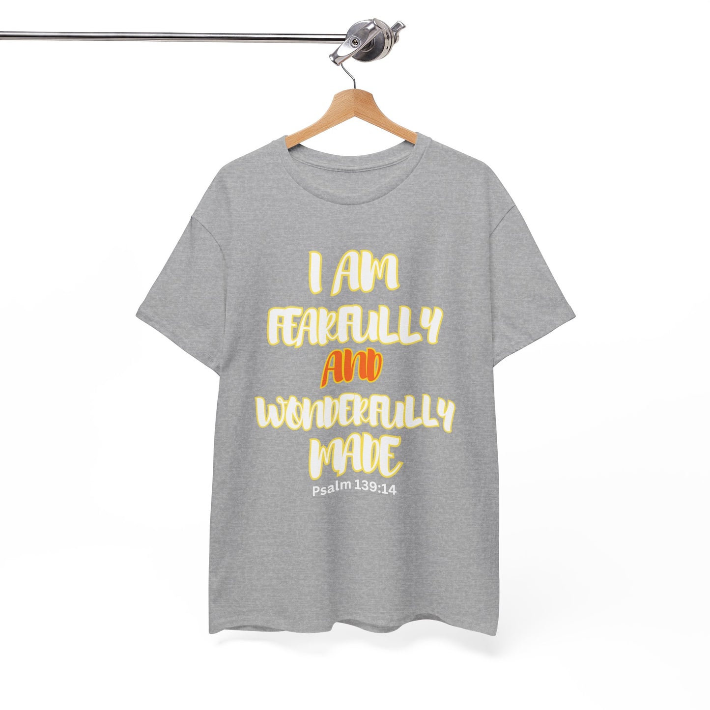 Unisex Heavy Cotton Graphic design (I Am Fearfully and Wonderfully Made) T-shirt