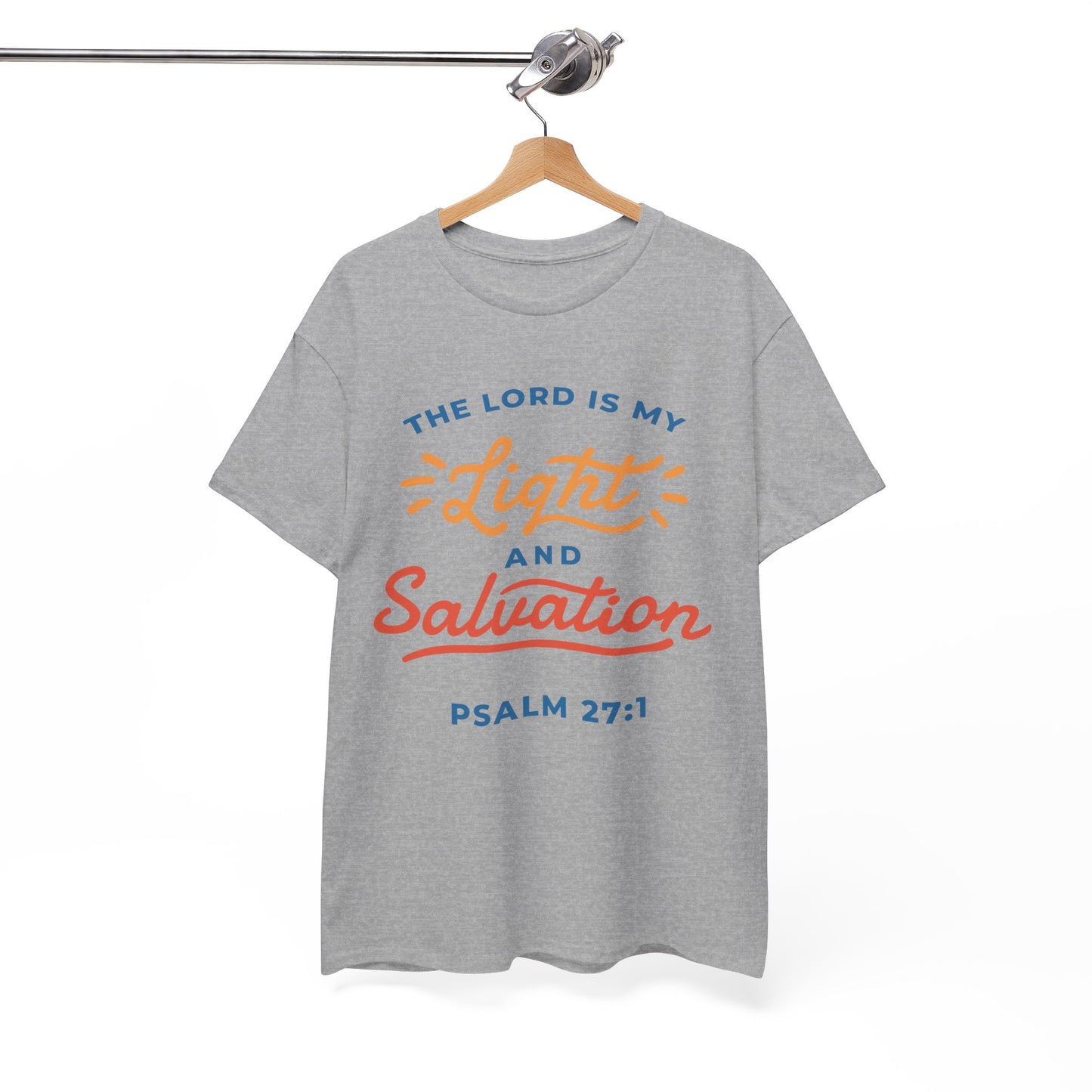 Unisex Heavy Cotton Graphic design (My Lord is my Light and Salvation) T-shirt