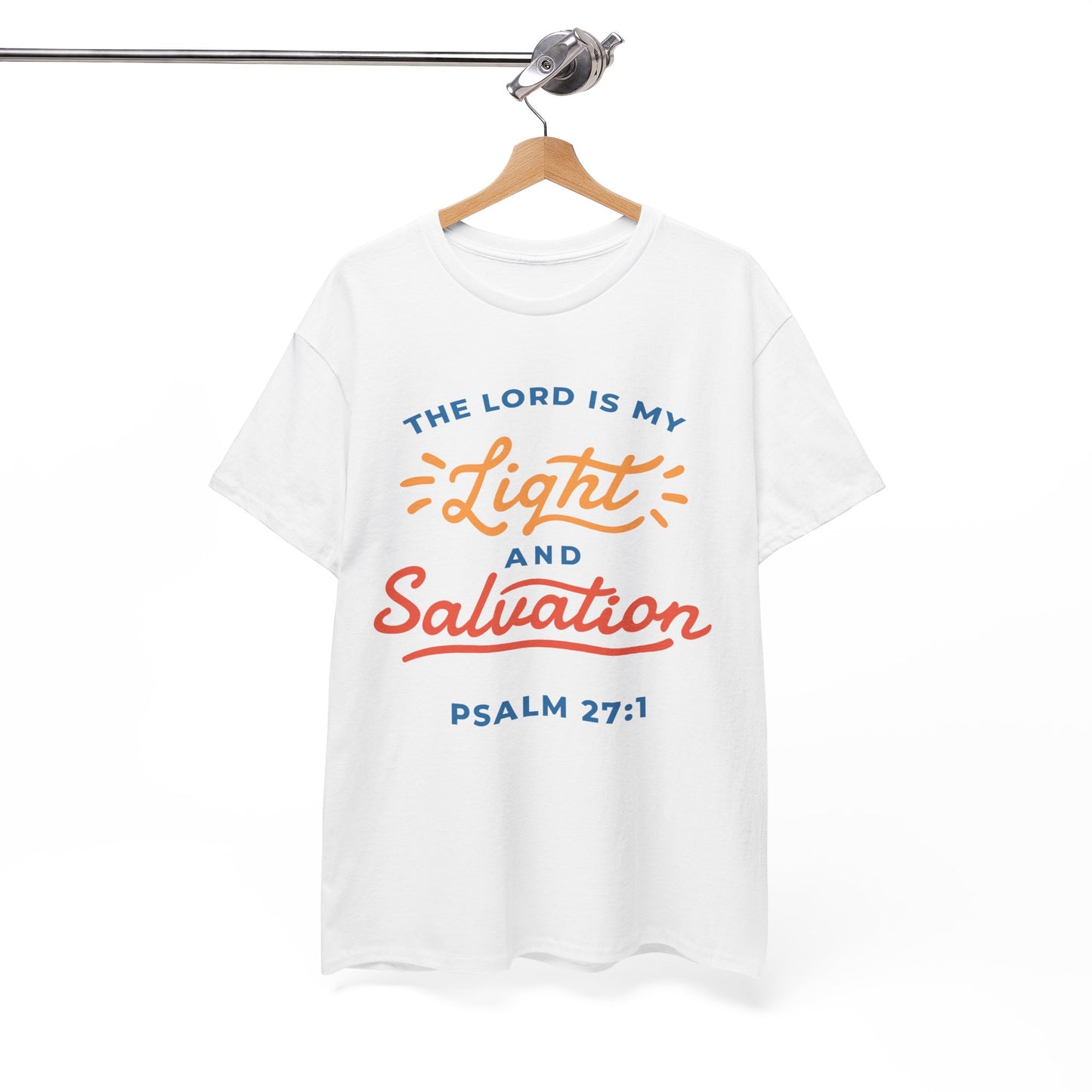 Unisex Heavy Cotton Graphic design (My Lord is my Light and Salvation) T-shirt