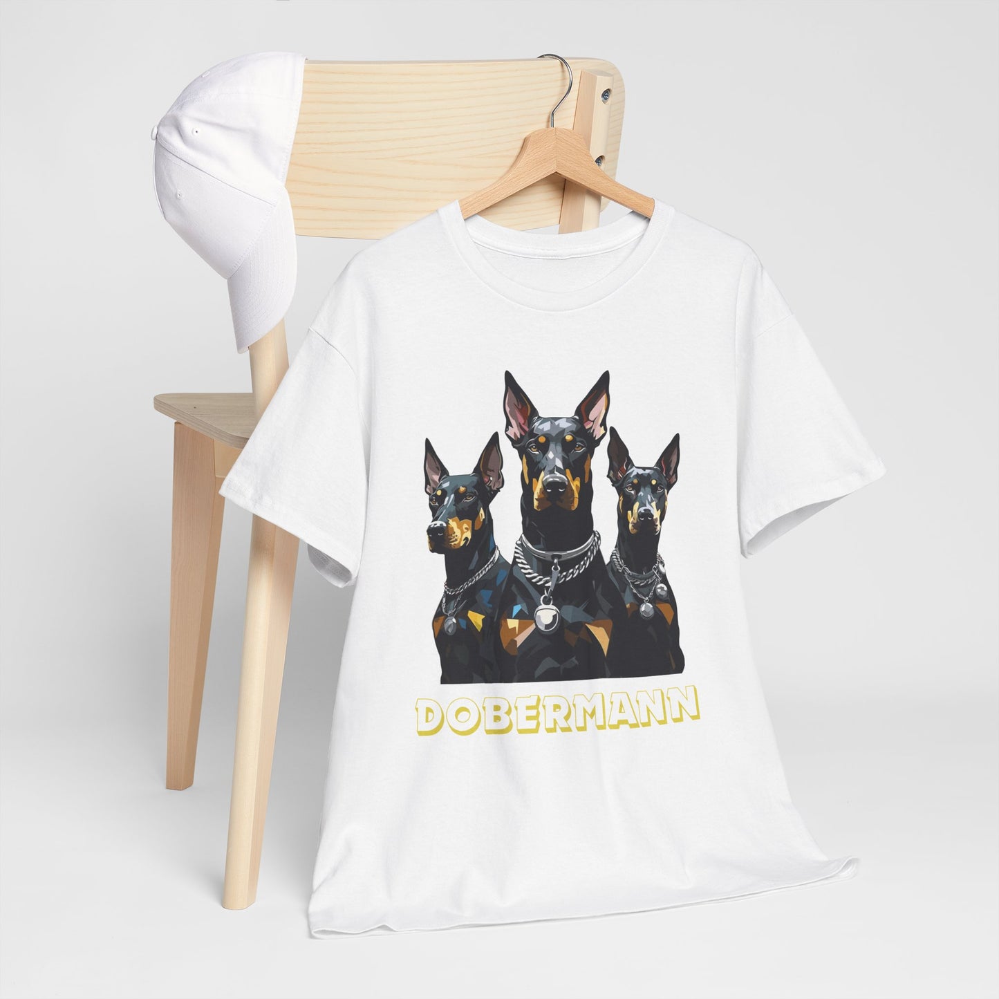 Unisex Heavy Cotton Graphic design (Dobermann) T-shirt