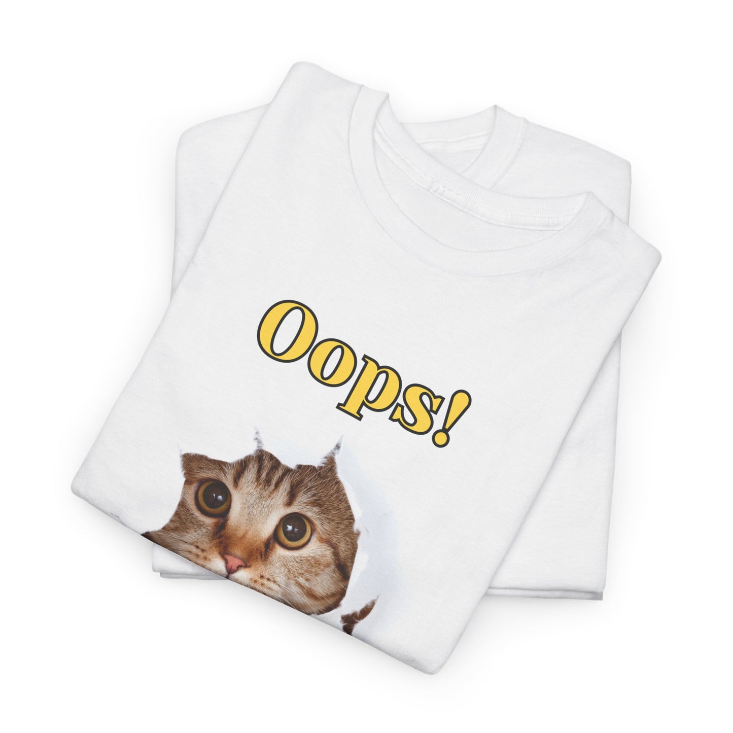 Unisex Heavy Cotton design (Oops! Did i do That) T-shirt