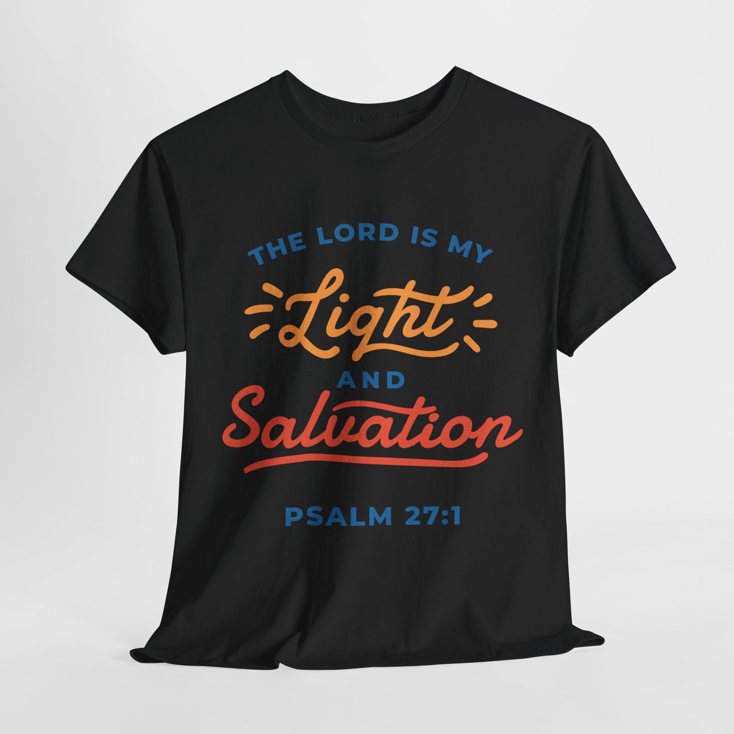 Unisex Heavy Cotton Graphic design (My Lord is my Light and Salvation) T-shirt