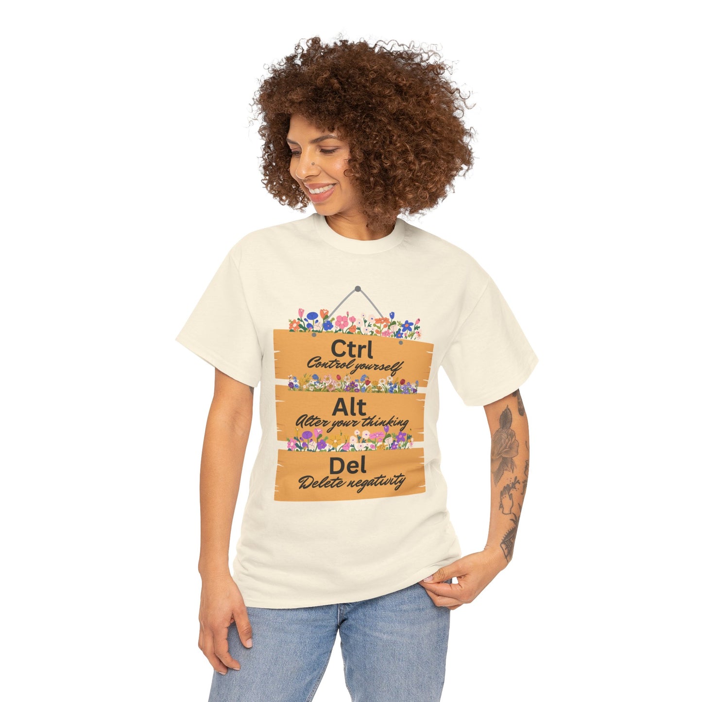 Unisex Heavy Cotton Graphic Design (Ctrl, Alt, Del) T-shirt