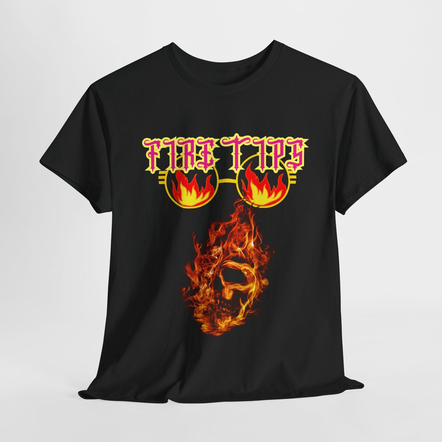 Unisex Heavy Cotton Graphic design (Fire Tips) T-shit