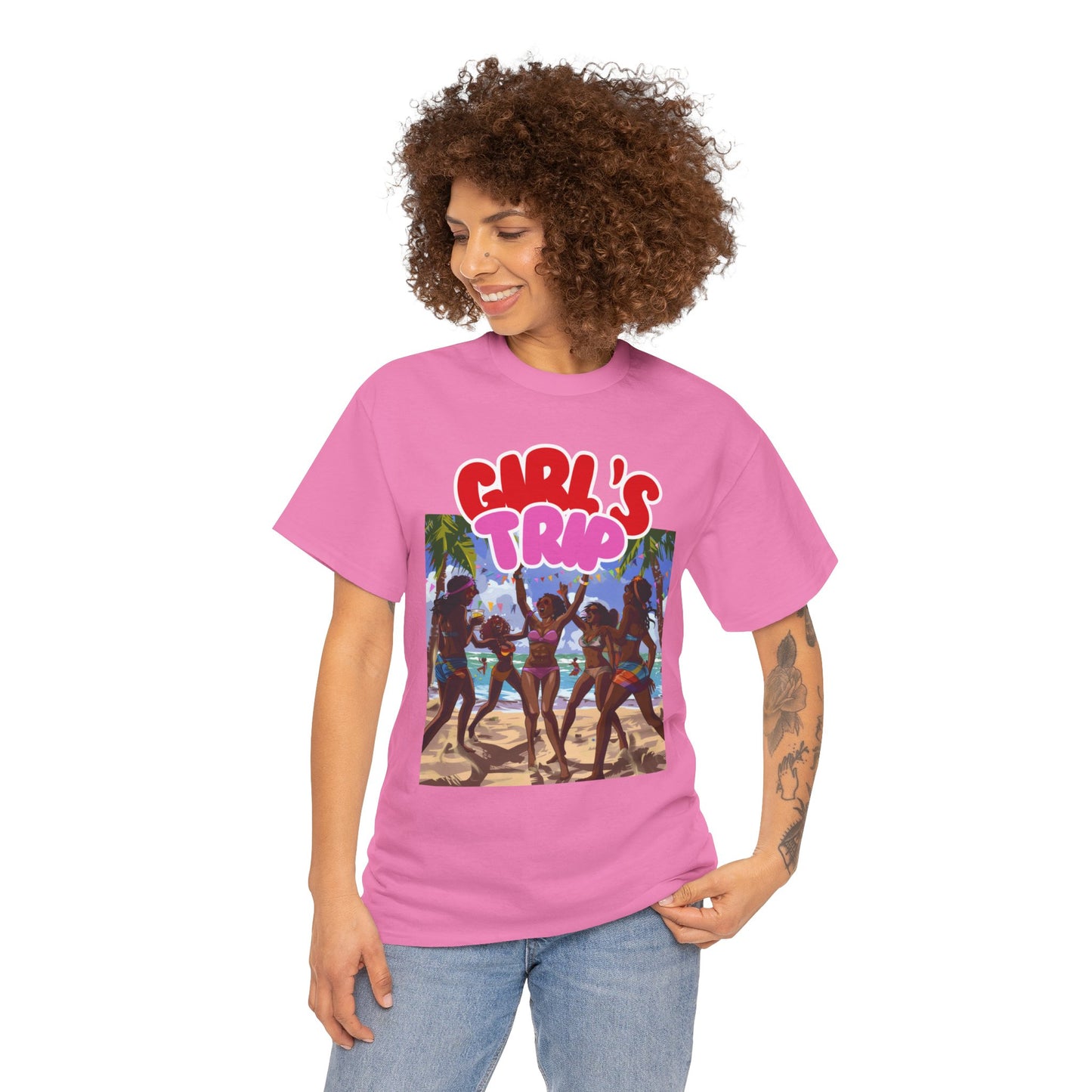 Unisex Heavy Cotton Graphic design (Girl's Trip) T-shirt