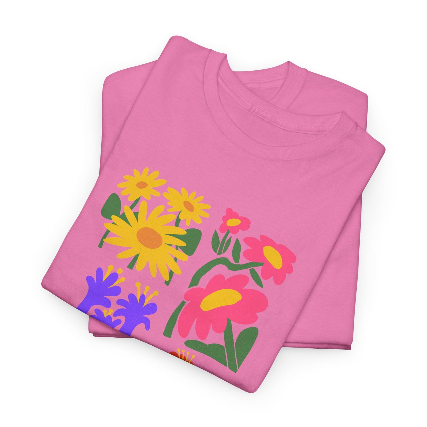 Unisex Heavy Cotton Graphic design (Flower Power) T-shirt