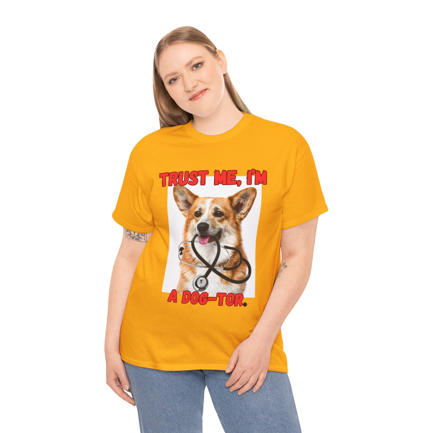 Unisex Heavy Cotton Graphic Design (DOG JOKE) T-shirt