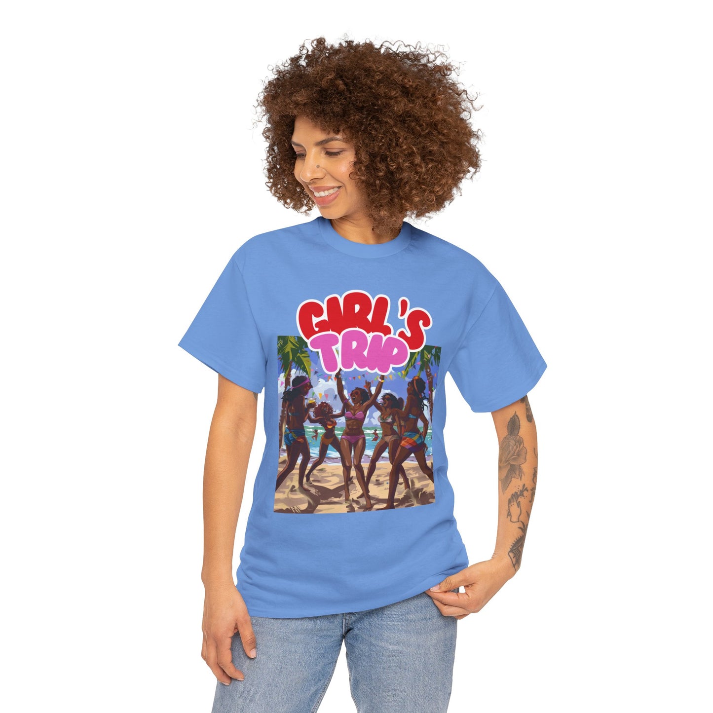 Unisex Heavy Cotton Graphic design (Girl's Trip) T-shirt