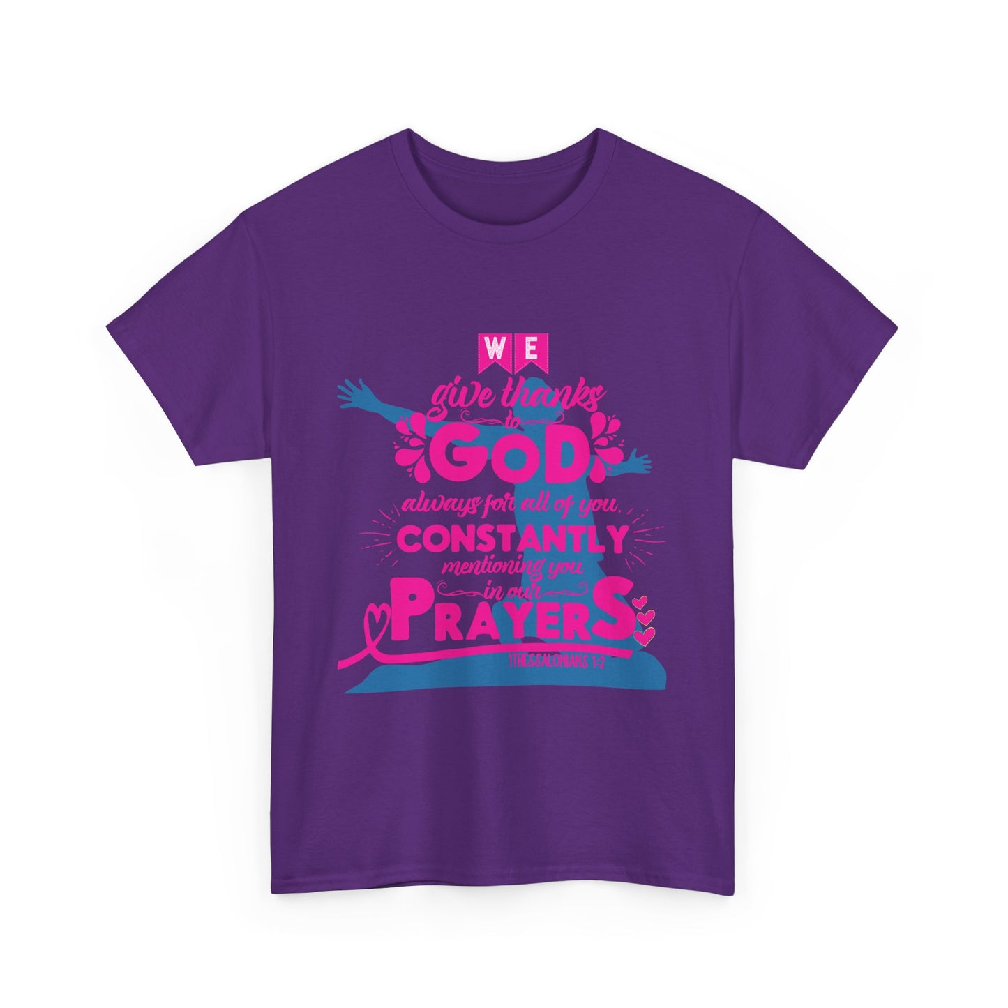 Unisex Heavy Cotton Graphic design (Through God) T-shirts