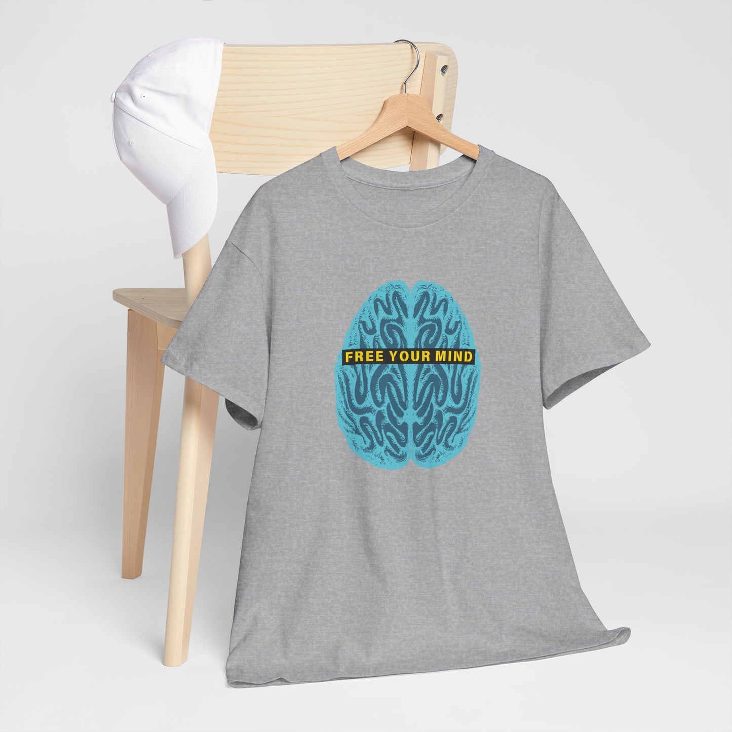 Unisex Heavy Cotton Graphic design (Free Your Mind) T-shirt