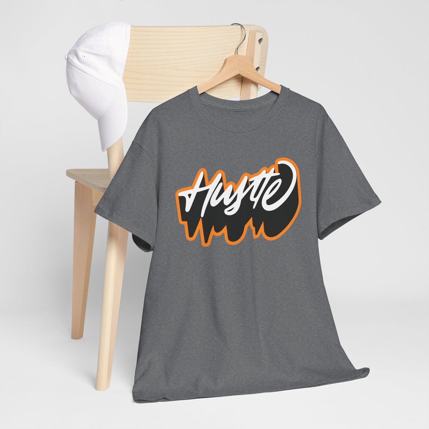 Unisex Heavy Cotton Graphic design (Hustle) T-shirt