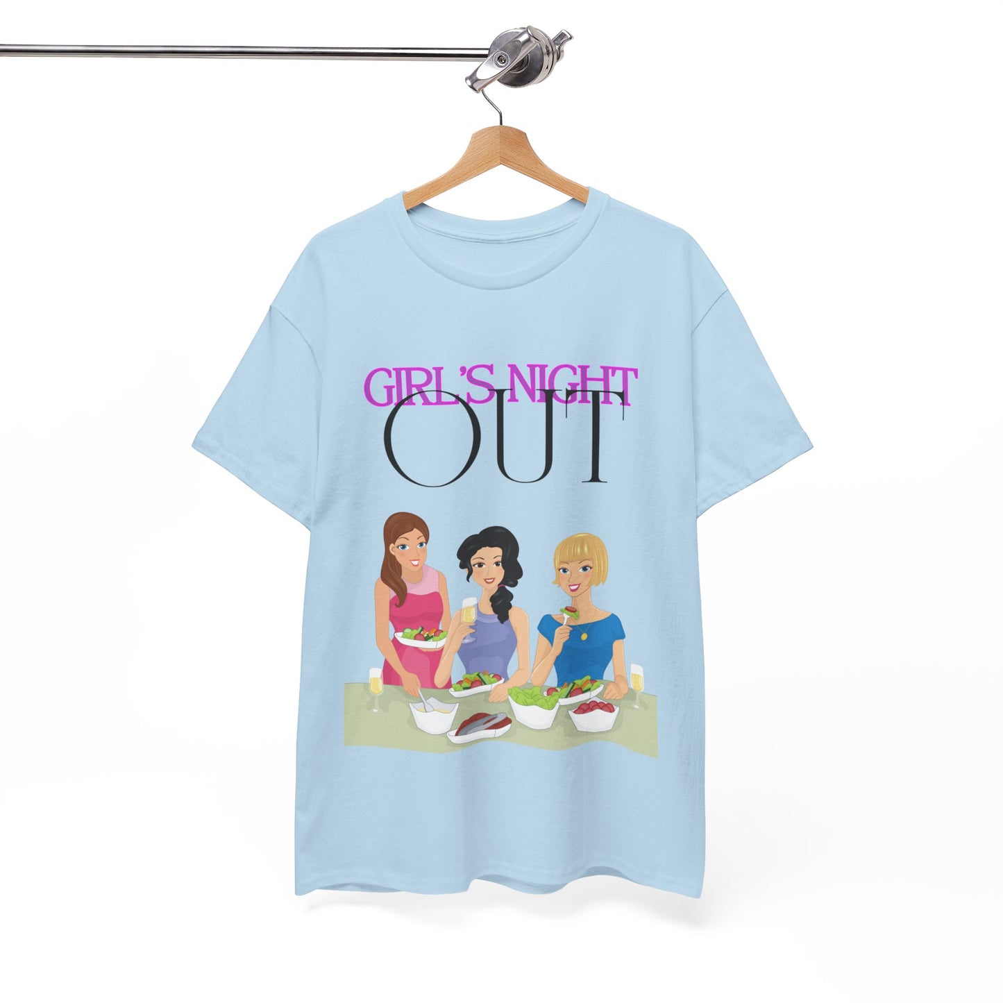 Unisex Heavy Cotton Graphic design (Girl's Night Out) T-shirt