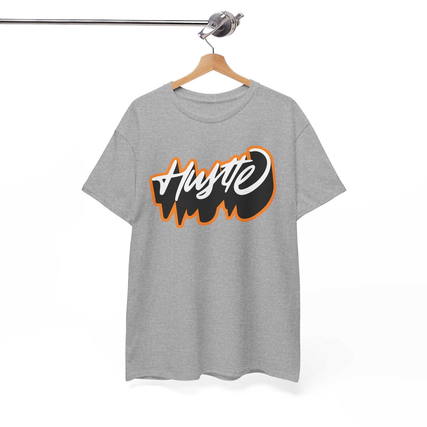 Unisex Heavy Cotton Graphic design (Hustle) T-shirt