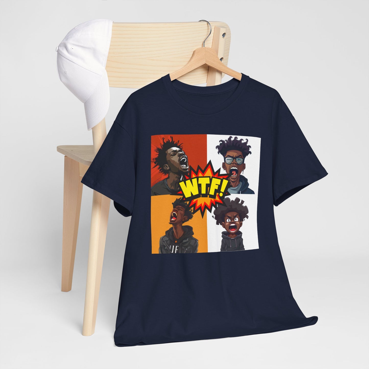 Unisex Heavy Cotton Graphic design (WTF!) T-shirt