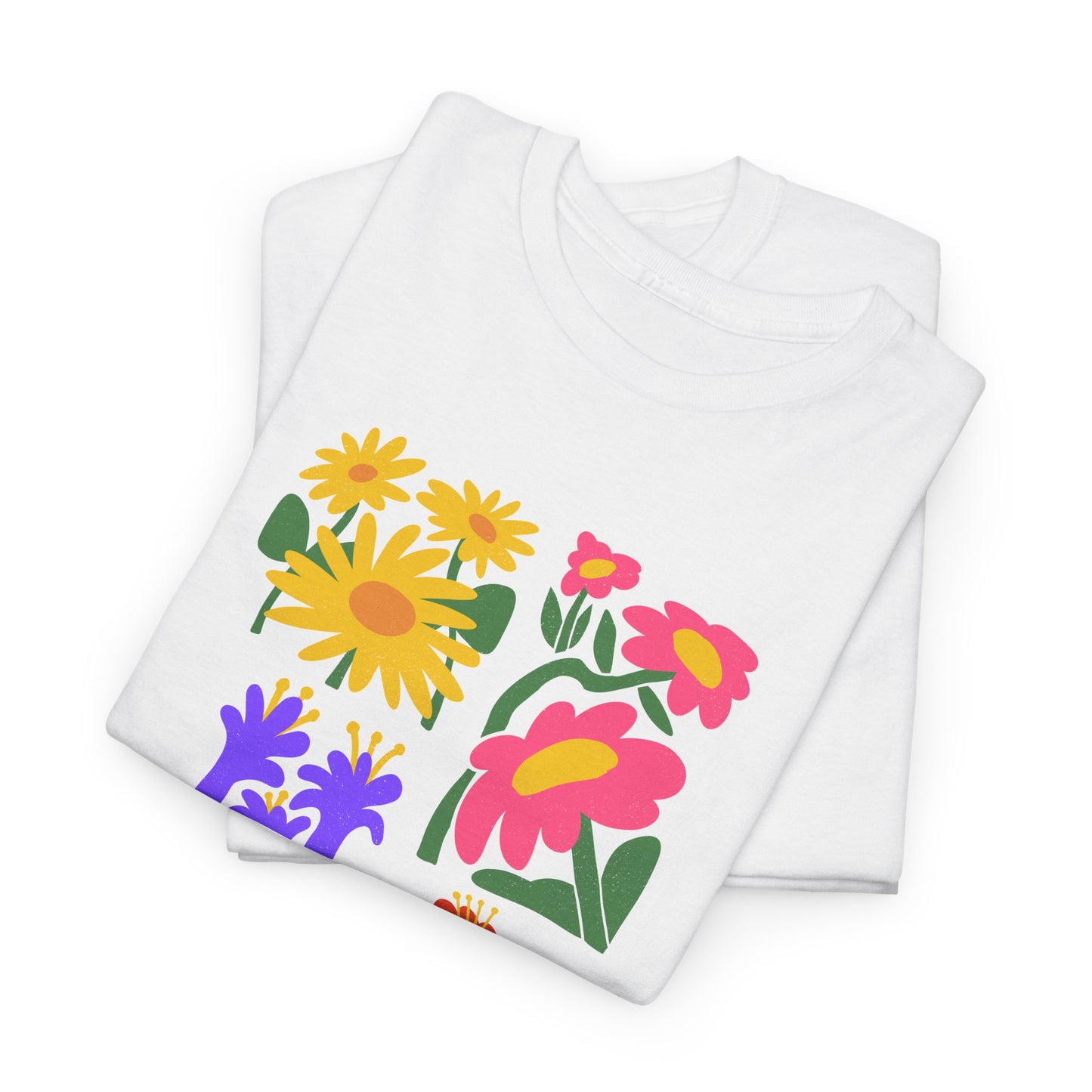 Unisex Heavy Cotton Graphic design (Flower Power) T-shirt