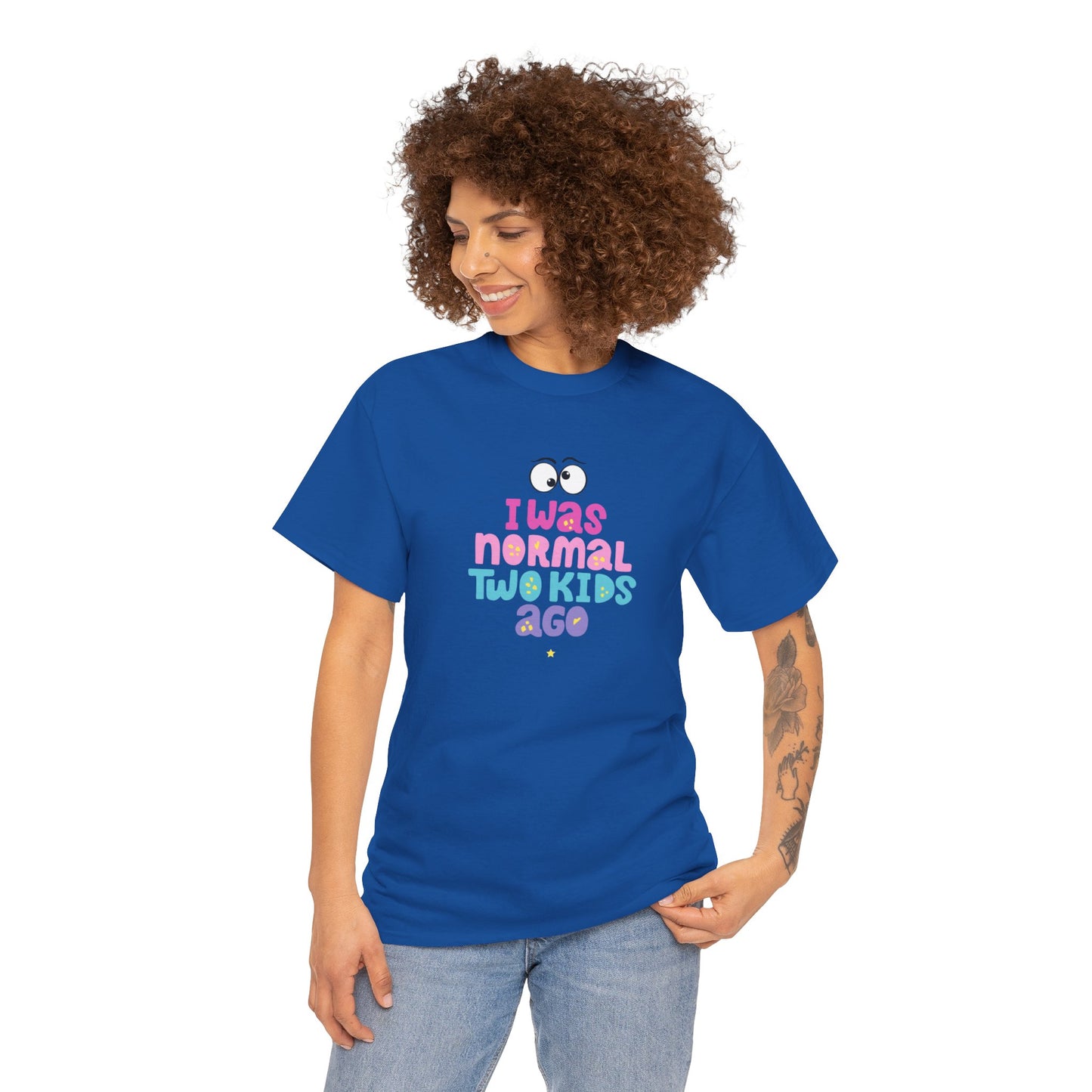 Unisex Heavy Cotton Graphic design (I Was Normal) T-shirt