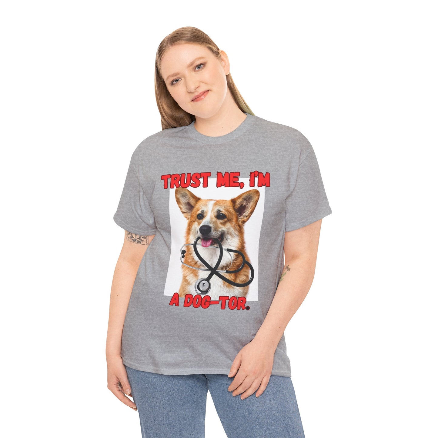 Unisex Heavy Cotton Graphic Design (DOG JOKE) T-shirt