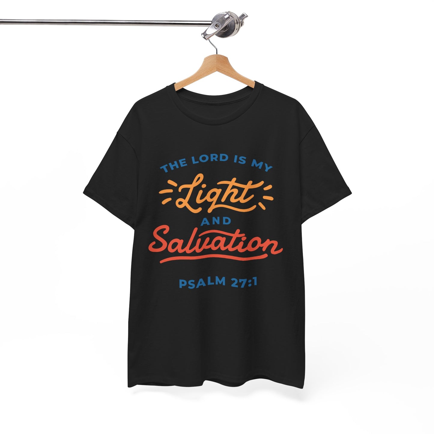 Unisex Heavy Cotton Graphic design (My Lord is my Light and Salvation) T-shirt