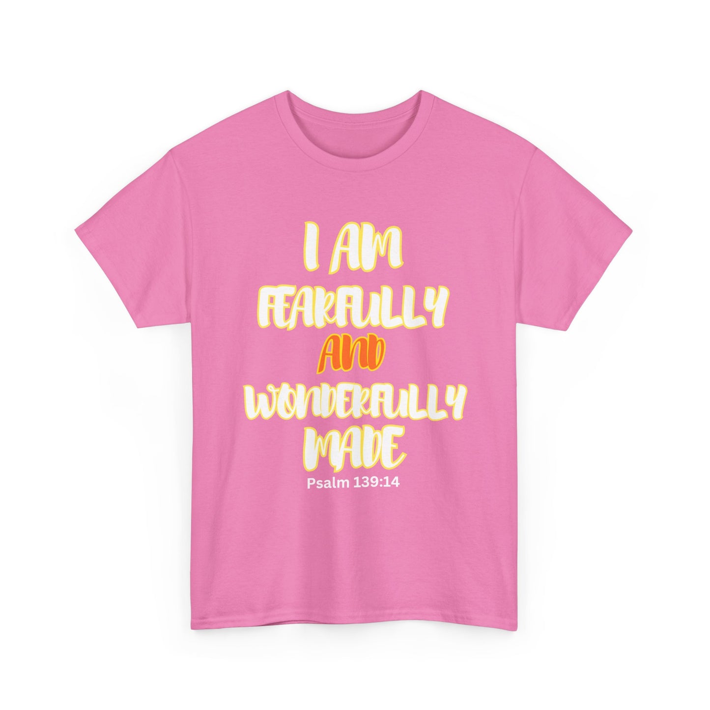 Unisex Heavy Cotton Graphic design (I Am Fearfully and Wonderfully Made) T-shirt