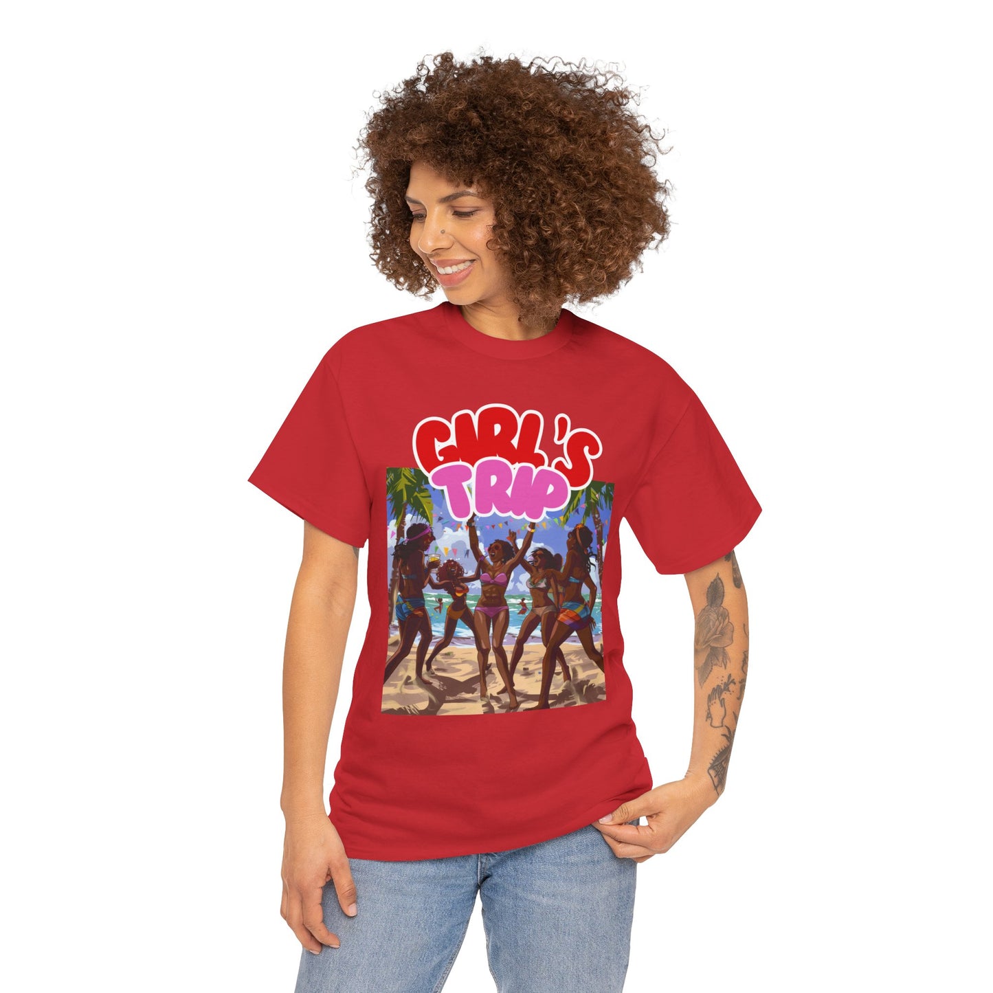 Unisex Heavy Cotton Graphic design (Girl's Trip) T-shirt