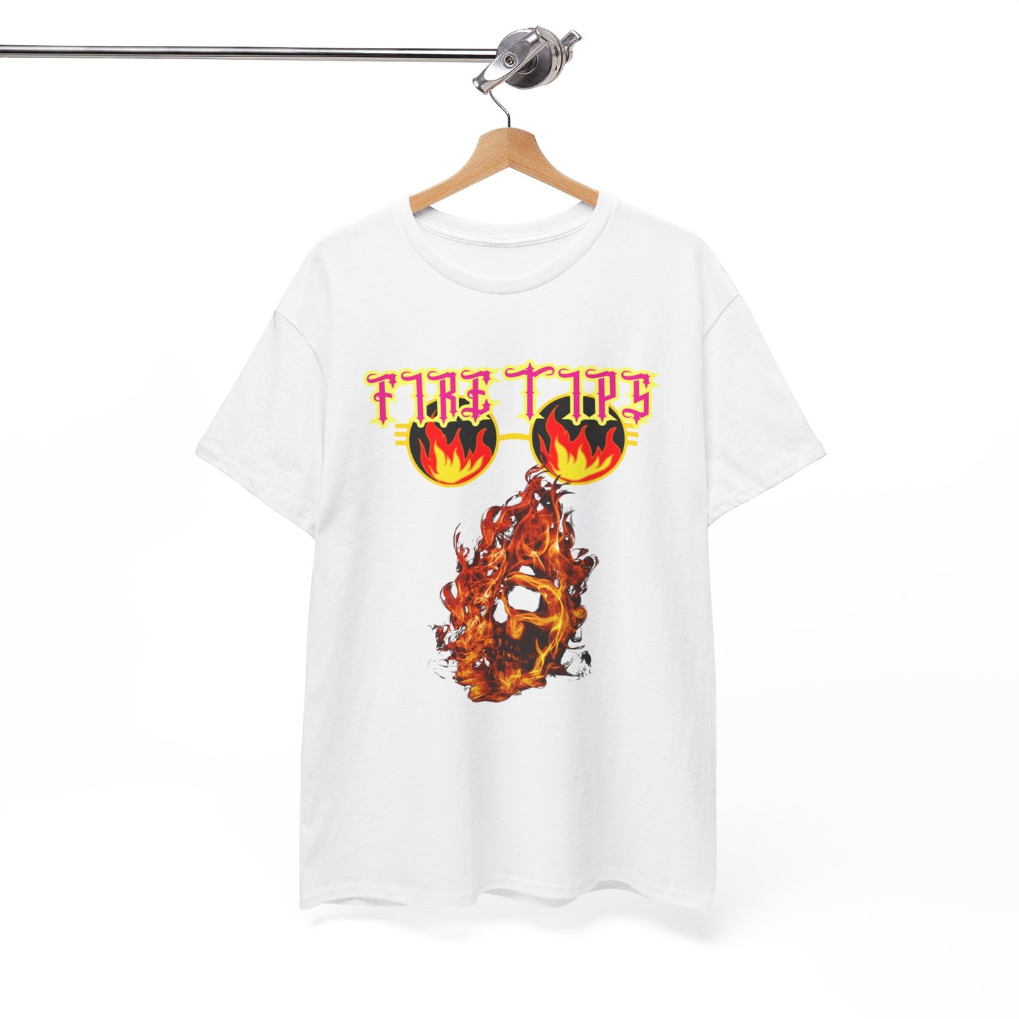 Unisex Heavy Cotton Graphic design (Fire Tips) T-shit